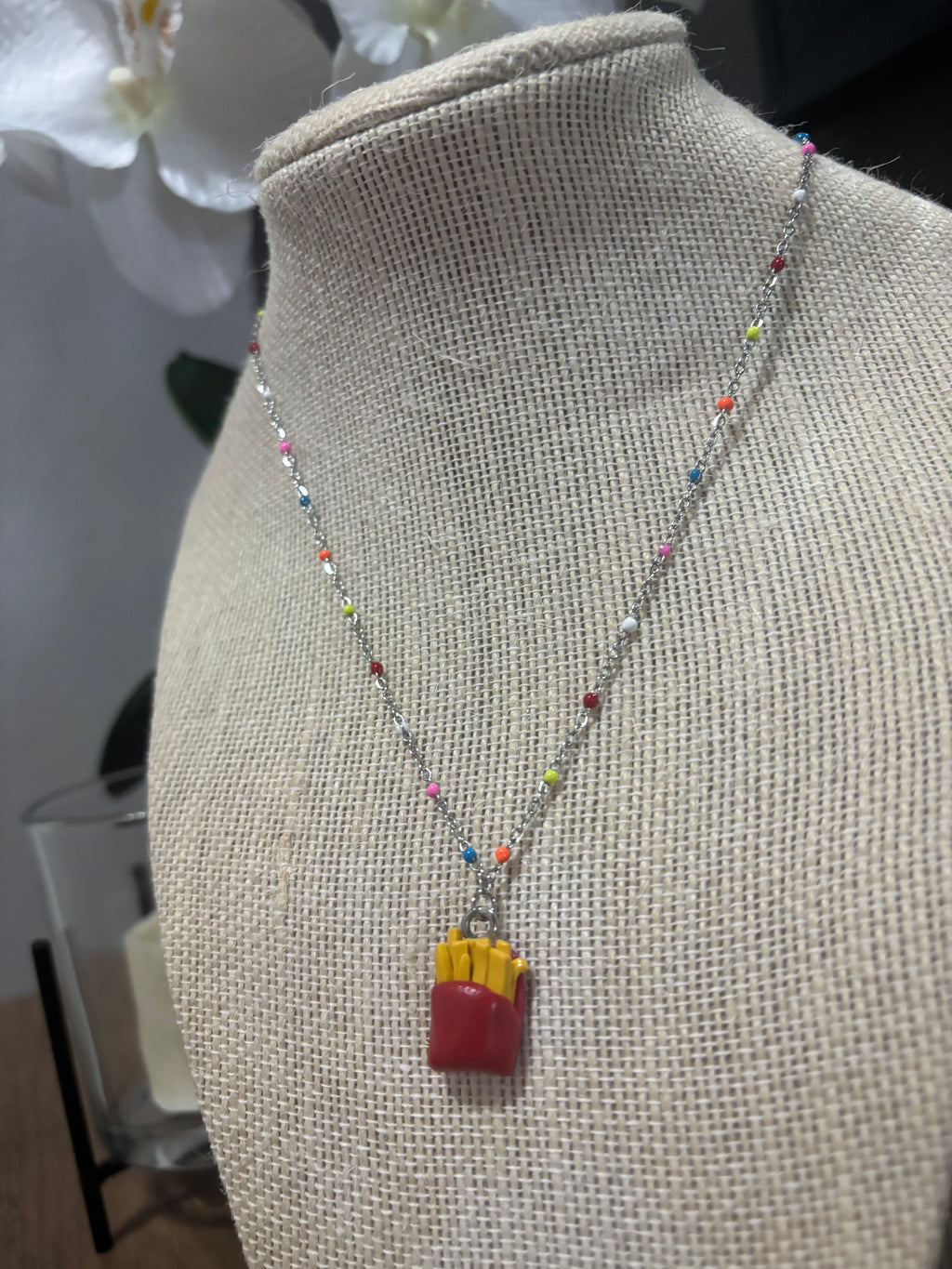 French Fries Necklace