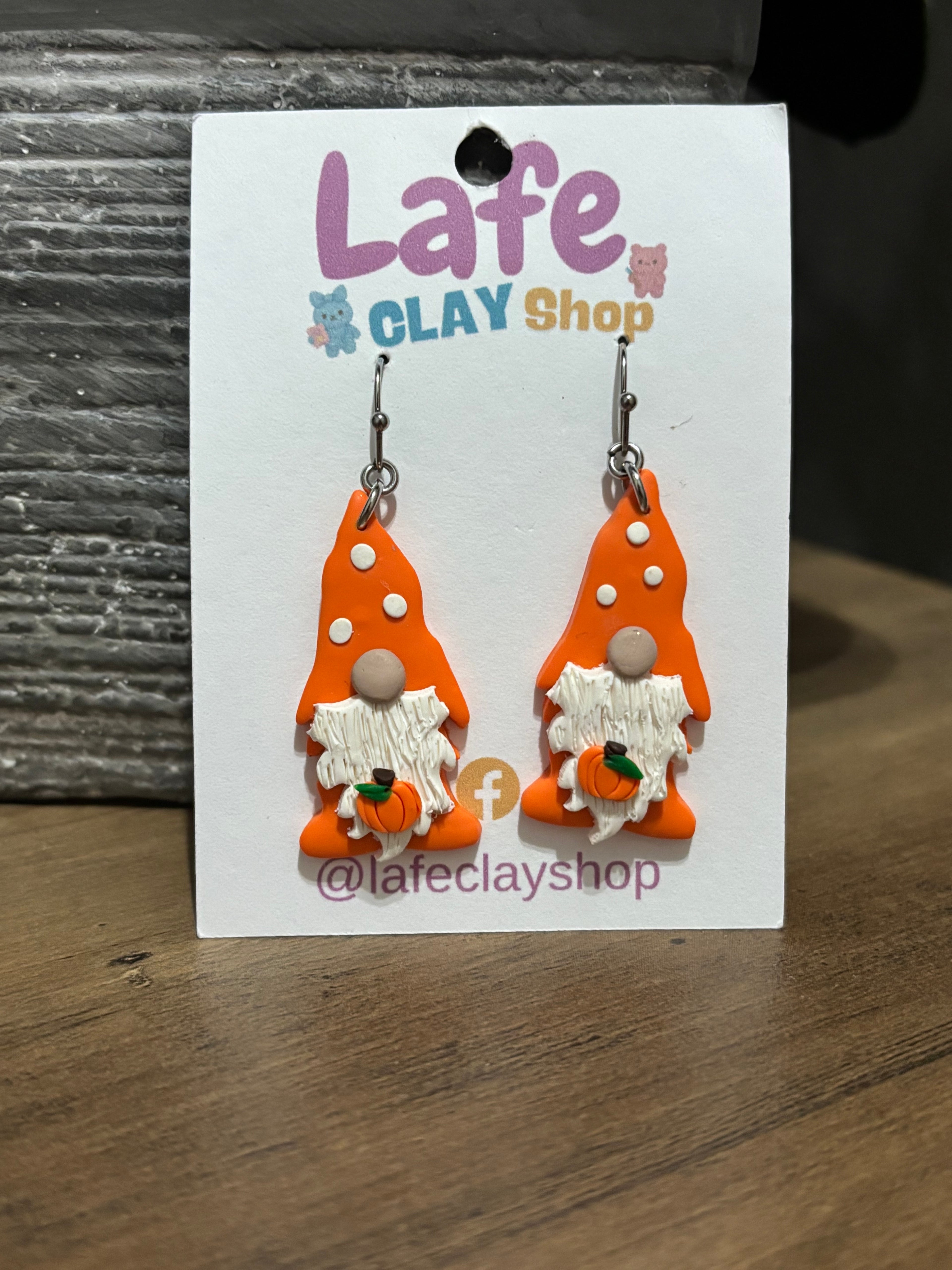 Fall Gnome Earrings