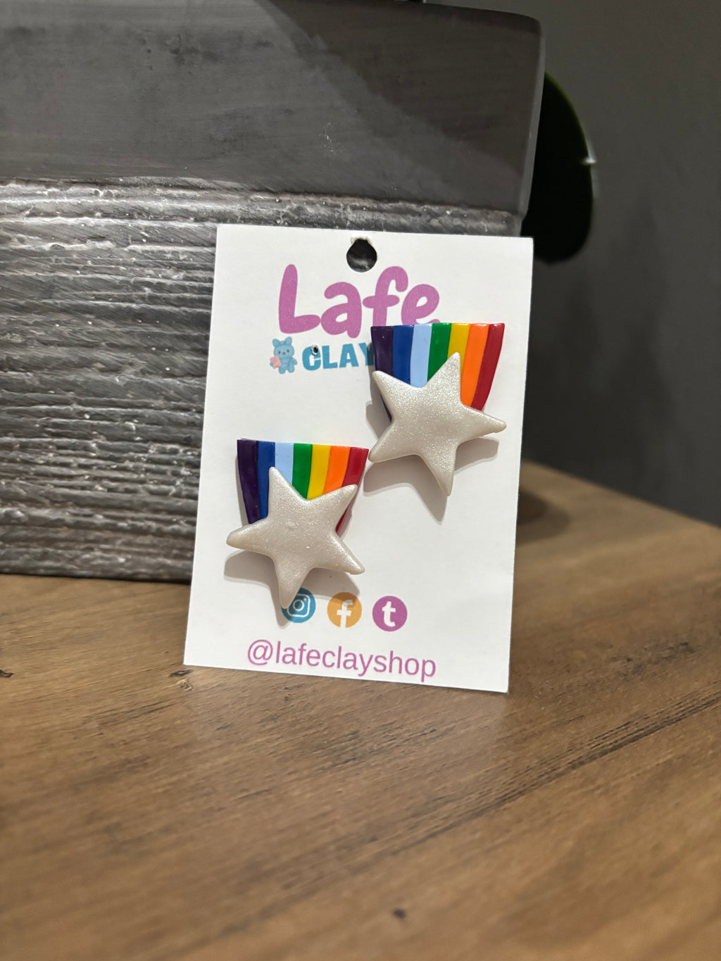 Rainbow Star Studs