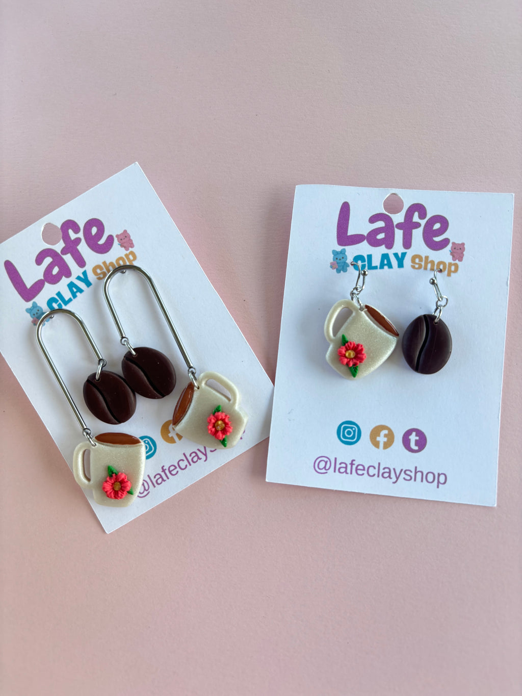 Coffee and Mug Earrings