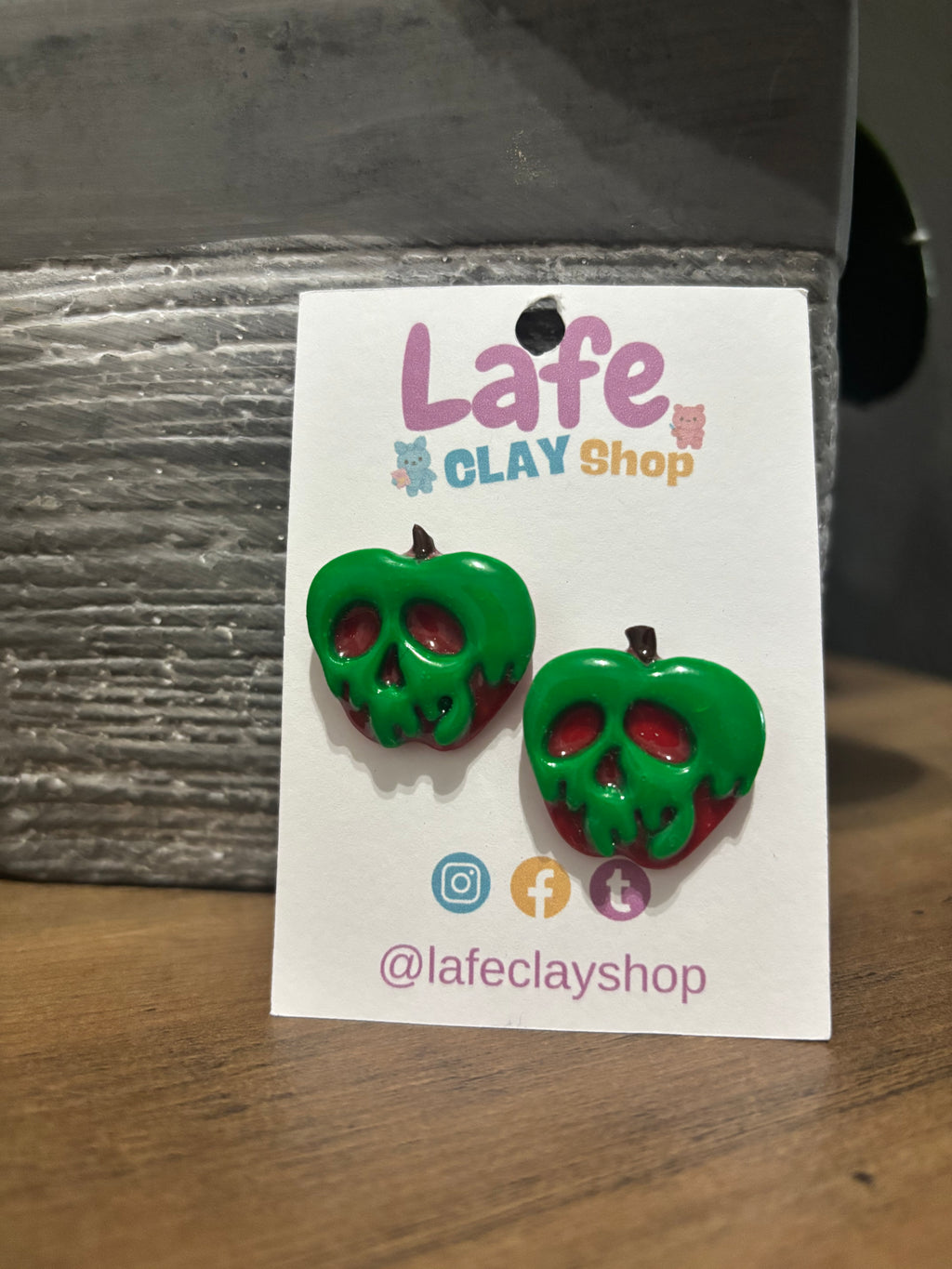 Poisined Apple Studs