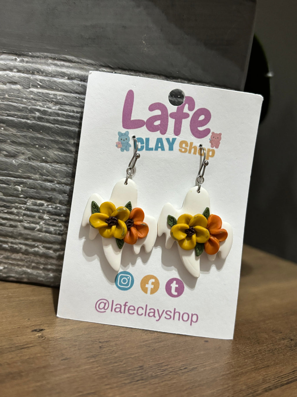 Fall Ghost Earrings