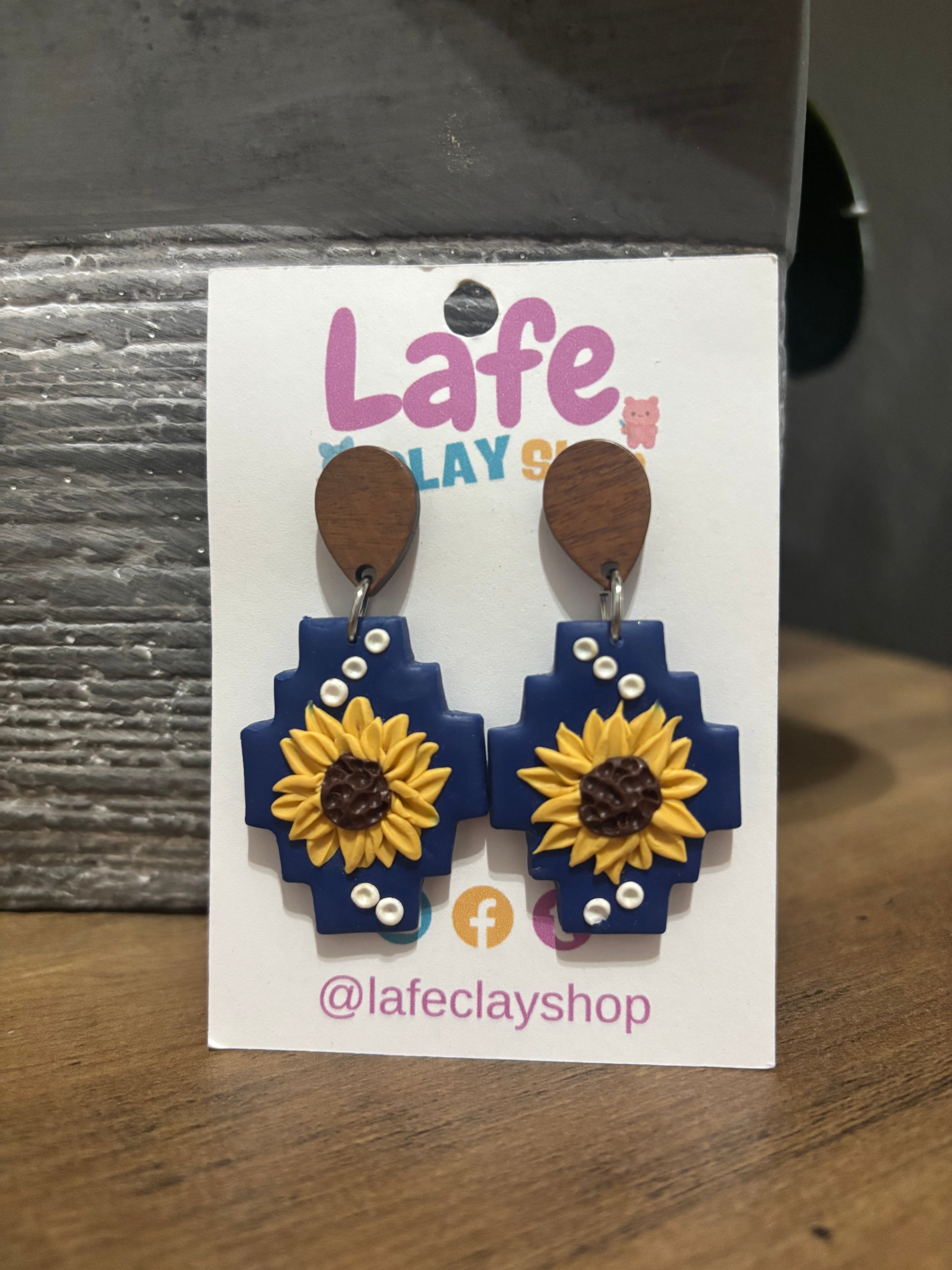 Sun Flower Earrings