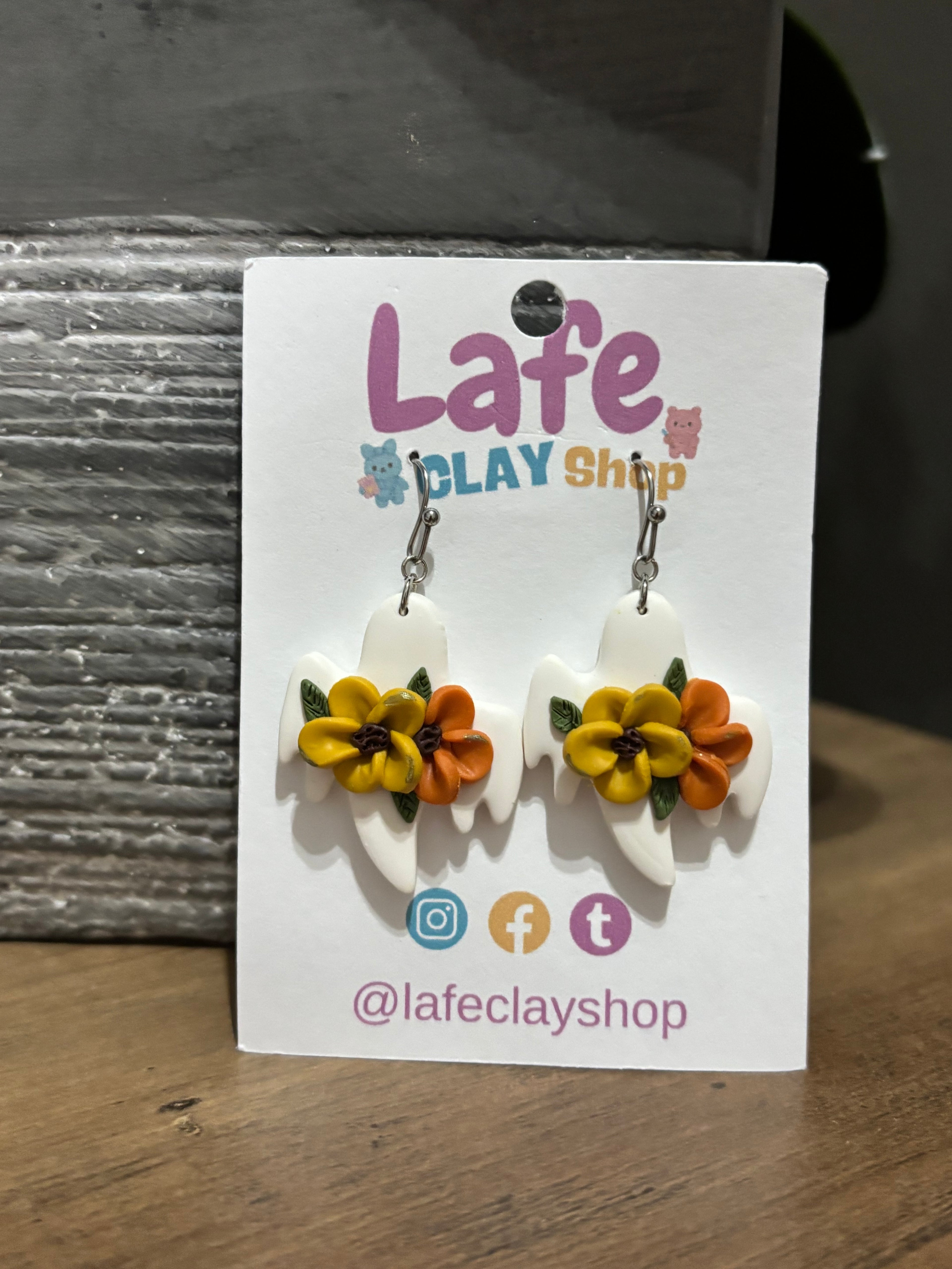Fall Ghost Earrings