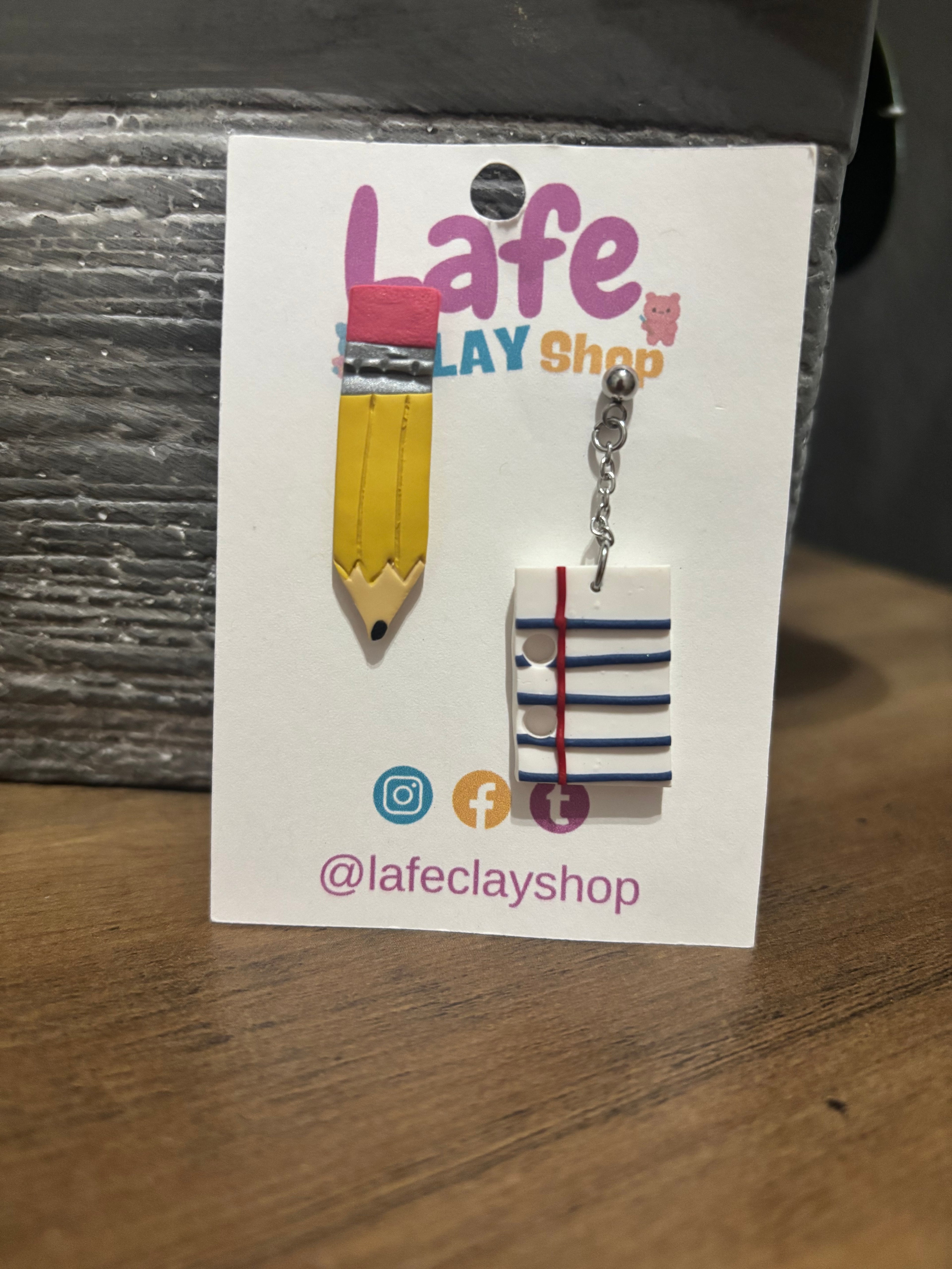 Write Mismatched Earrings