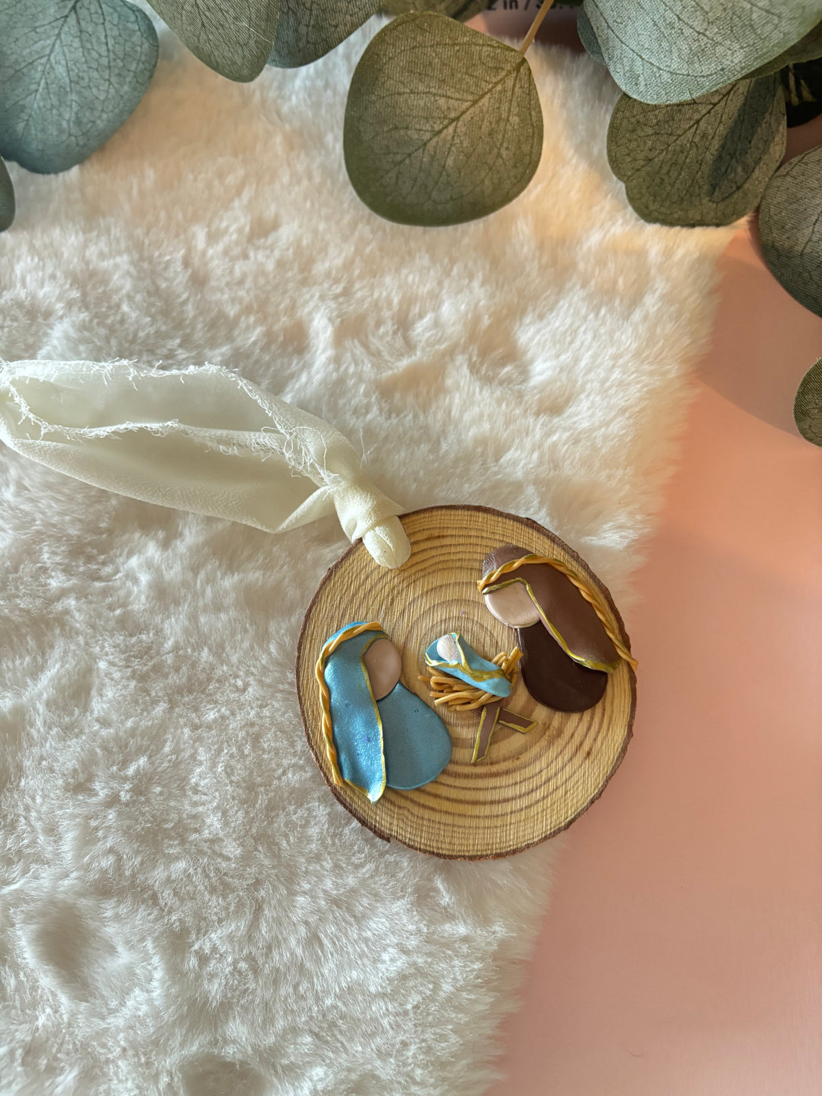 Nativity Wood Ornament