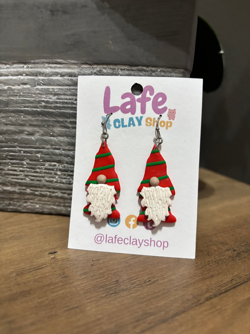 Christmas Gnome Earrings