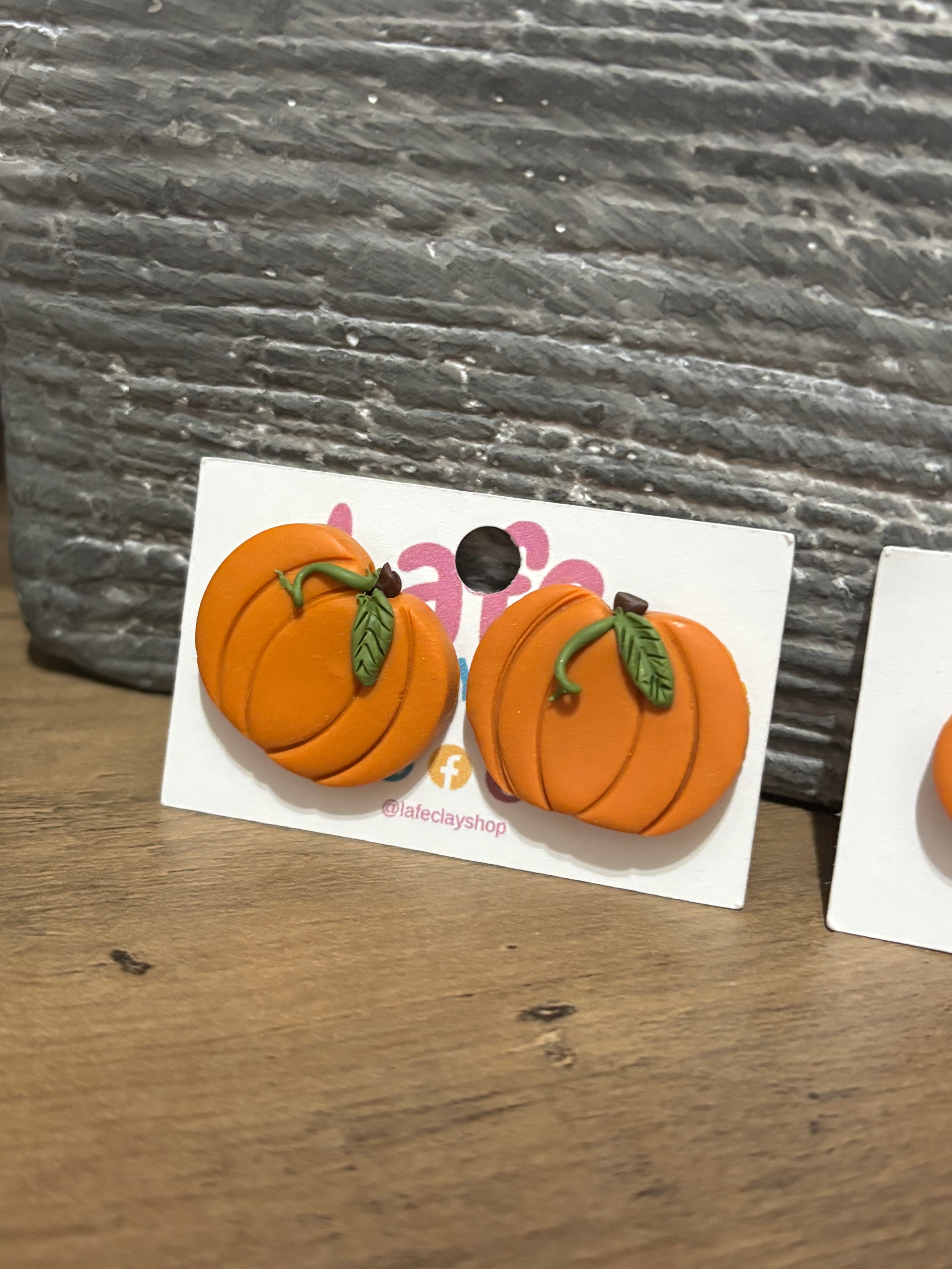 Pumpkin Fall Studs