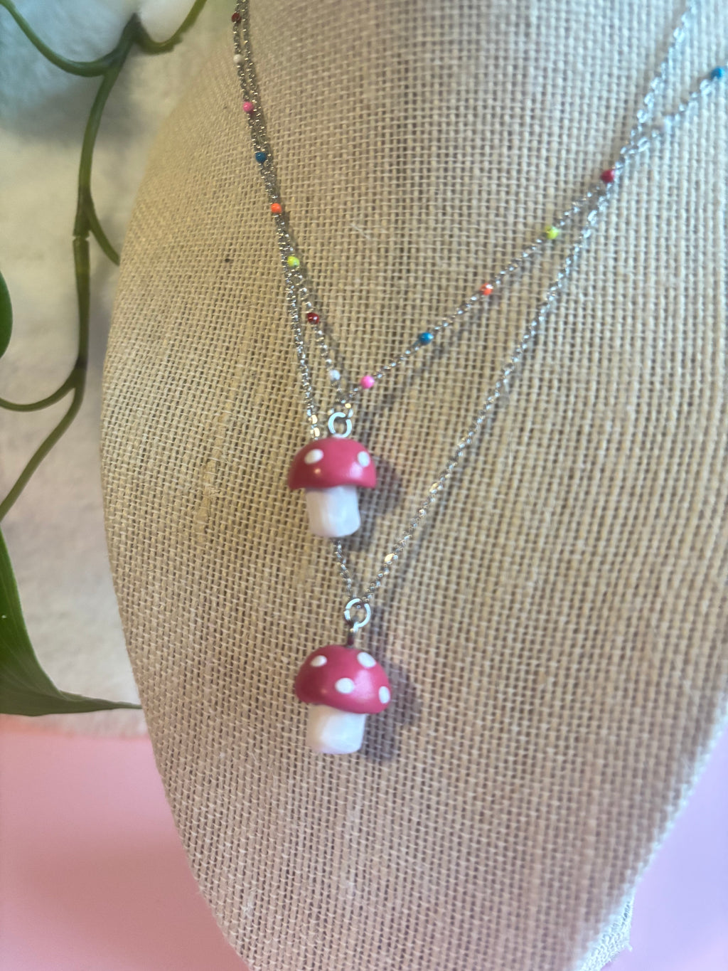 Mushroom Necklace
