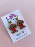 Puppy Earrings