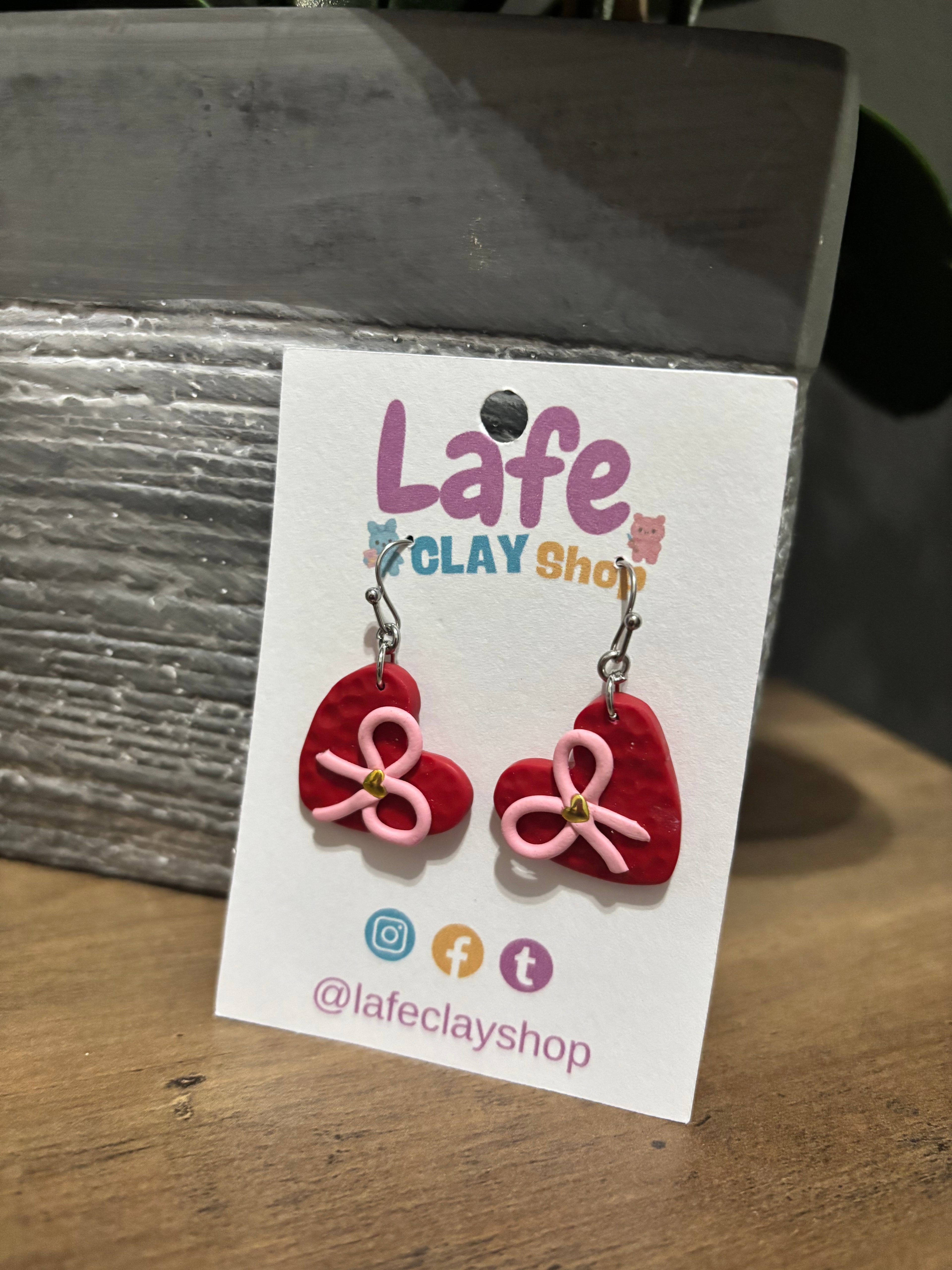 Red Heart Earrings