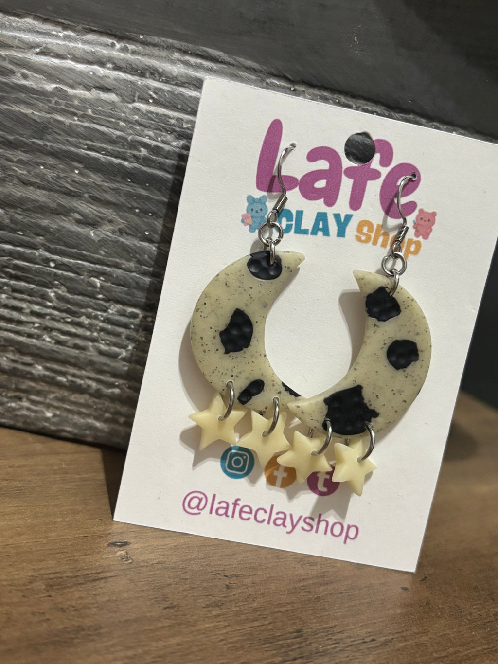 Moon Glow in the Dark Earrings