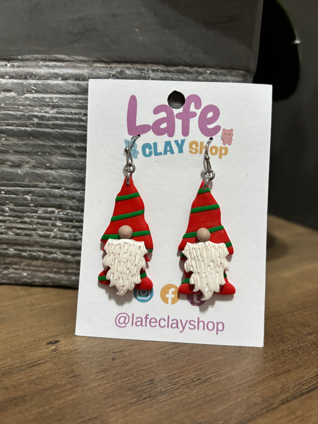 Christmas Gnome Earrings