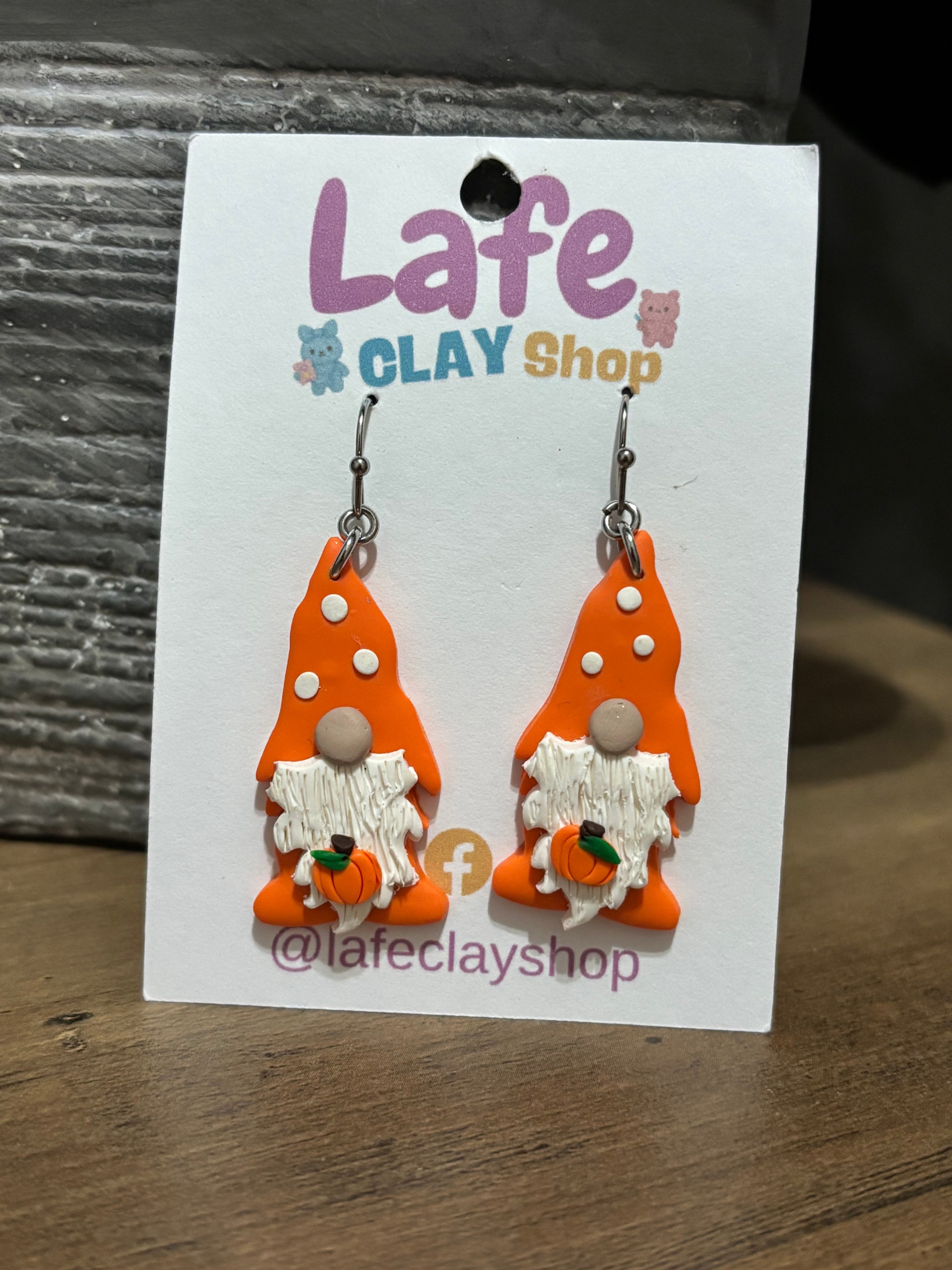 Fall Gnome Earrings