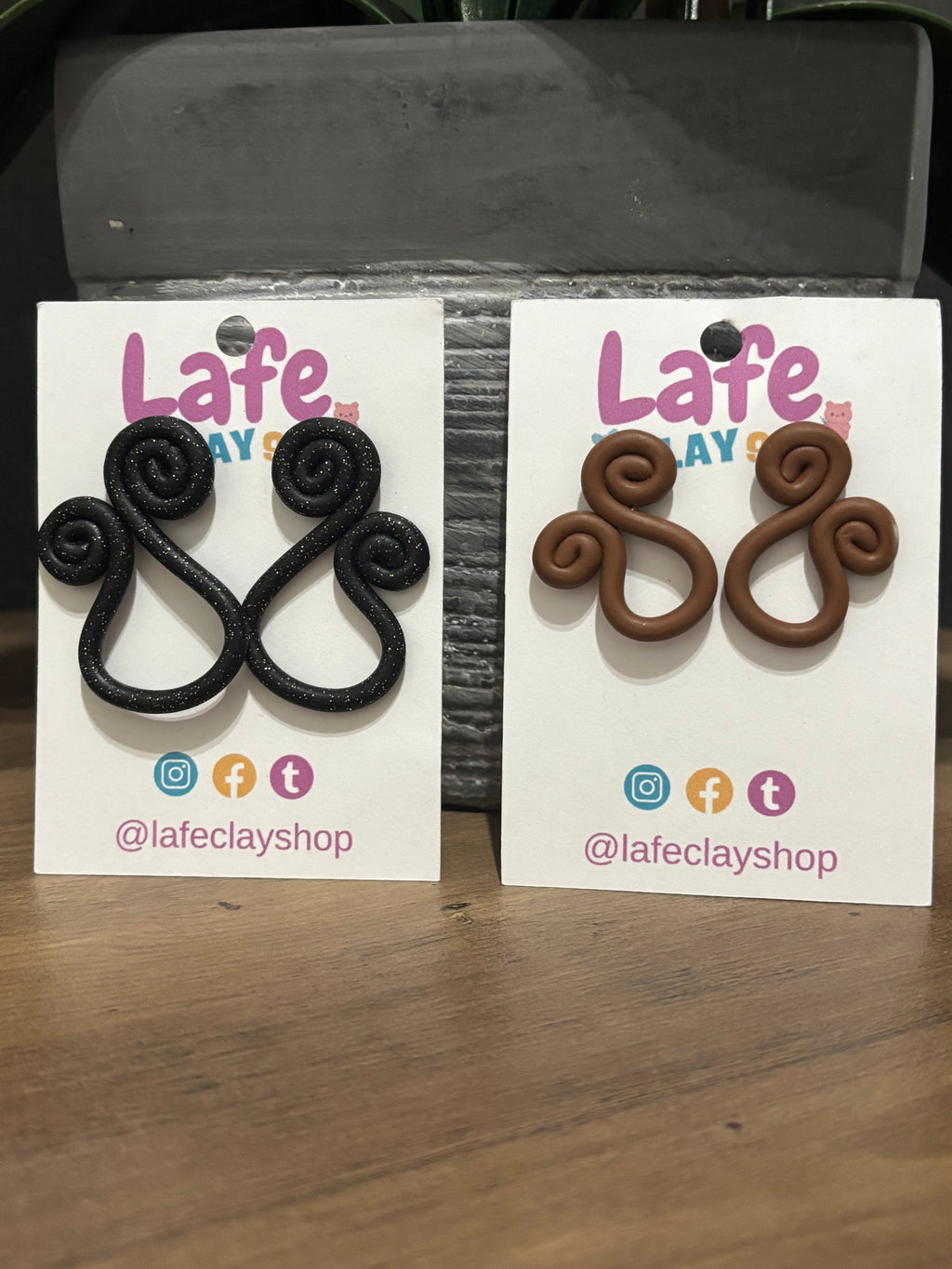 Double Swirl Earrings