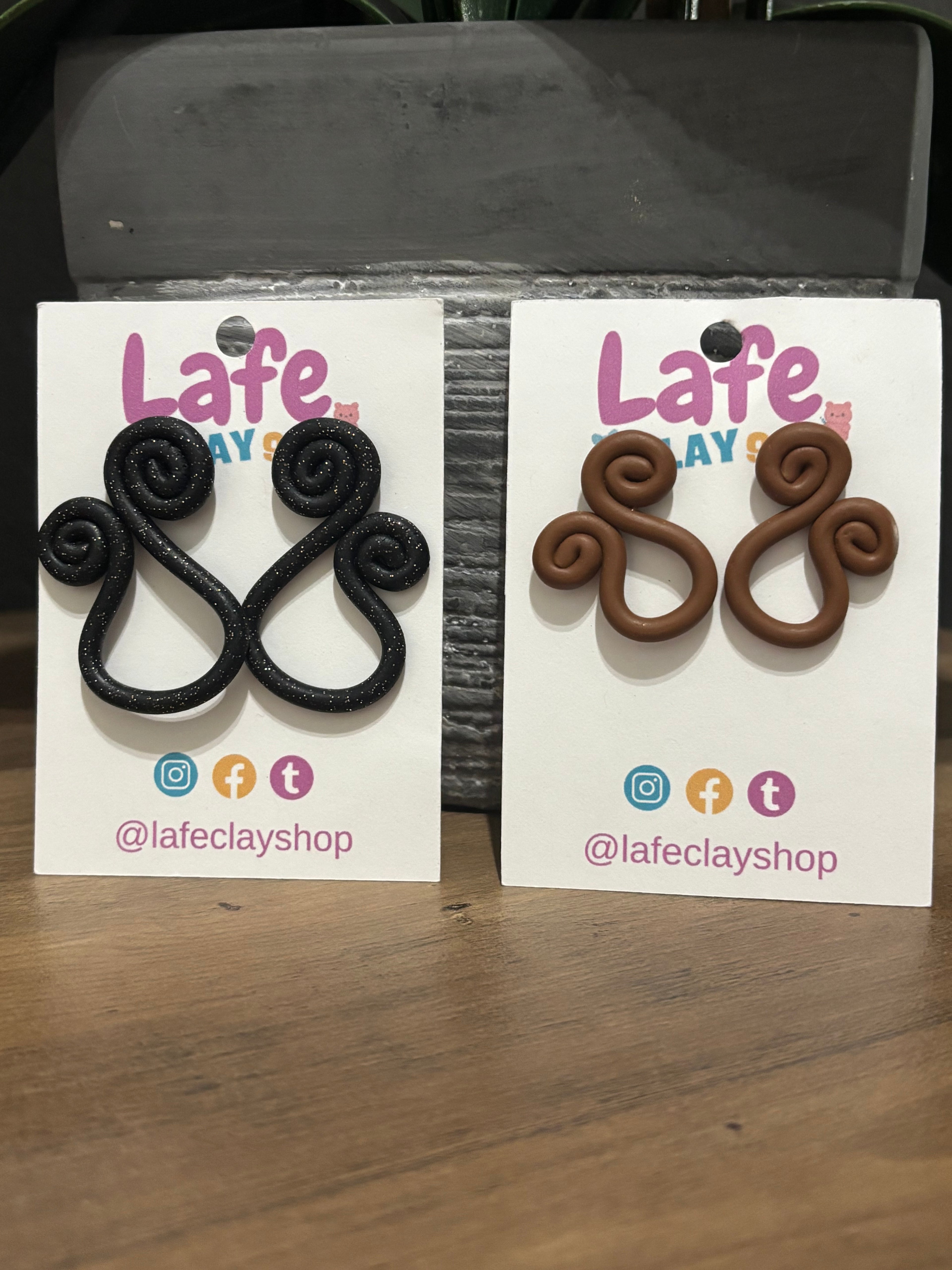 Double Swirl Earrings