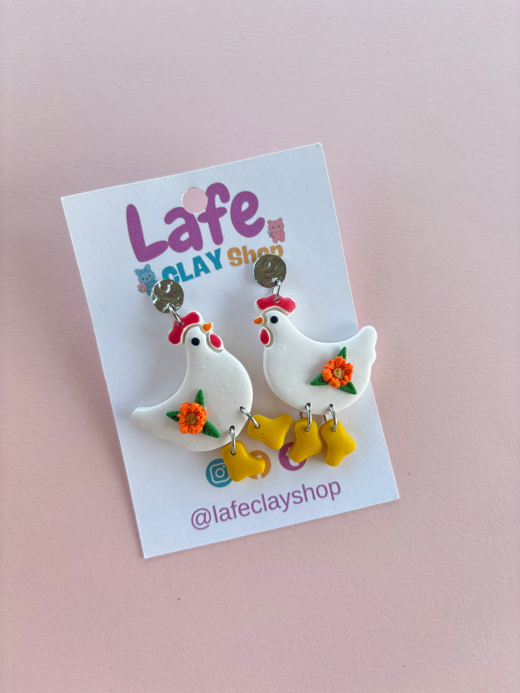 Cute Chicken Earrings