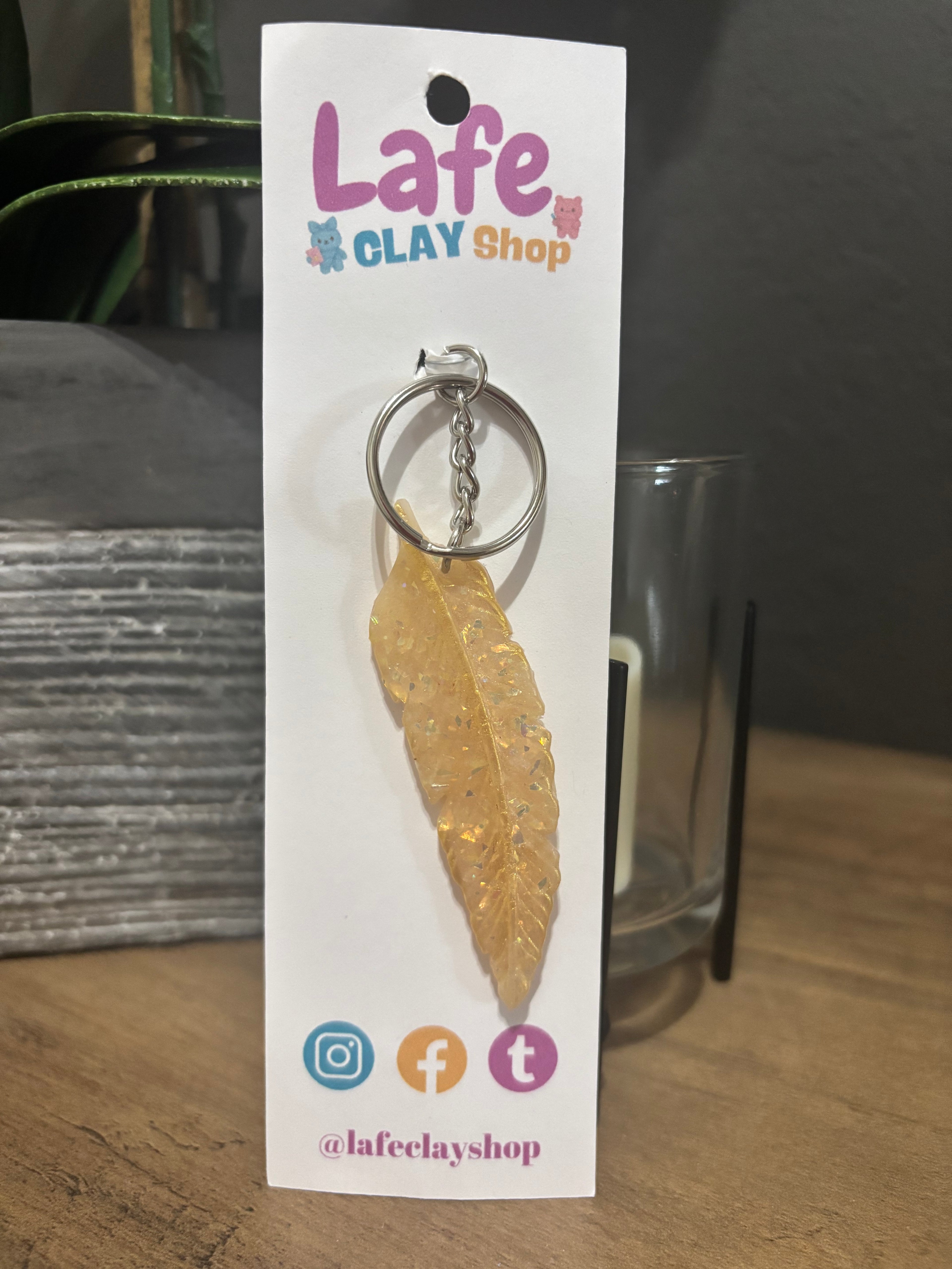 Feather Keychain