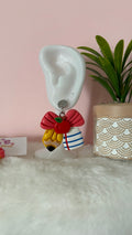 Back to School Bow Earrings
