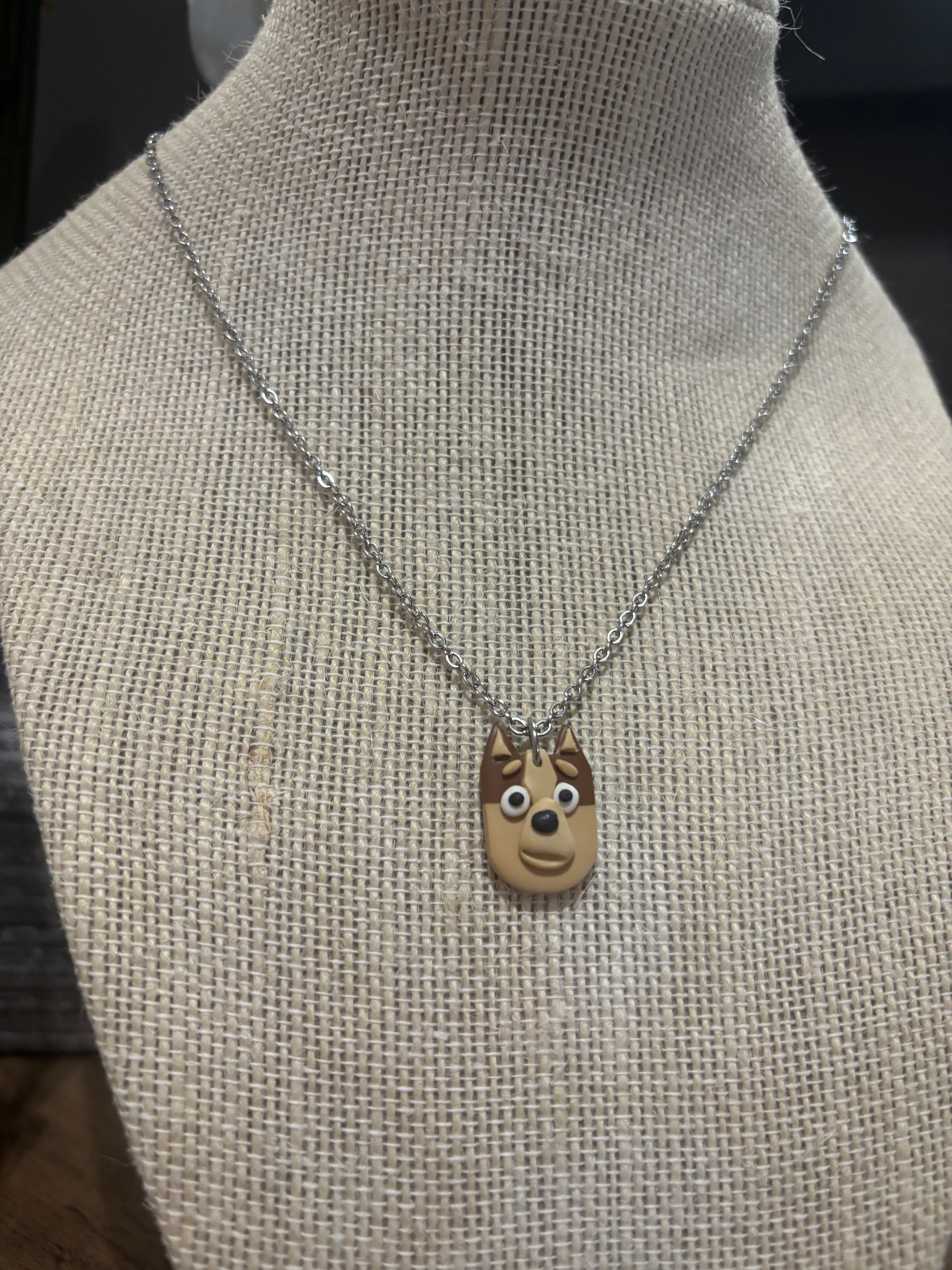 Bluey and Bingo Necklace