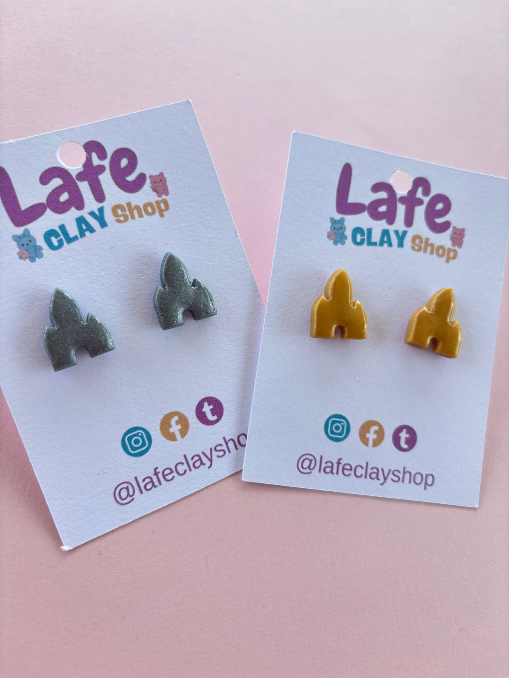 Castle Stud Earrings