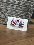 Puerto Rico Flag Studs