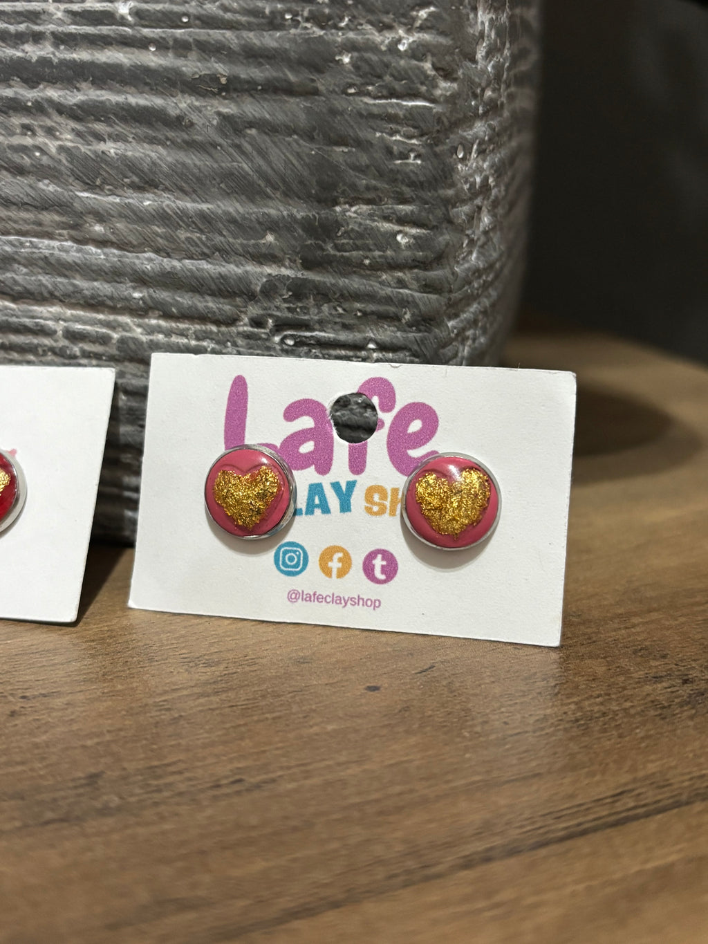 Heart Studs