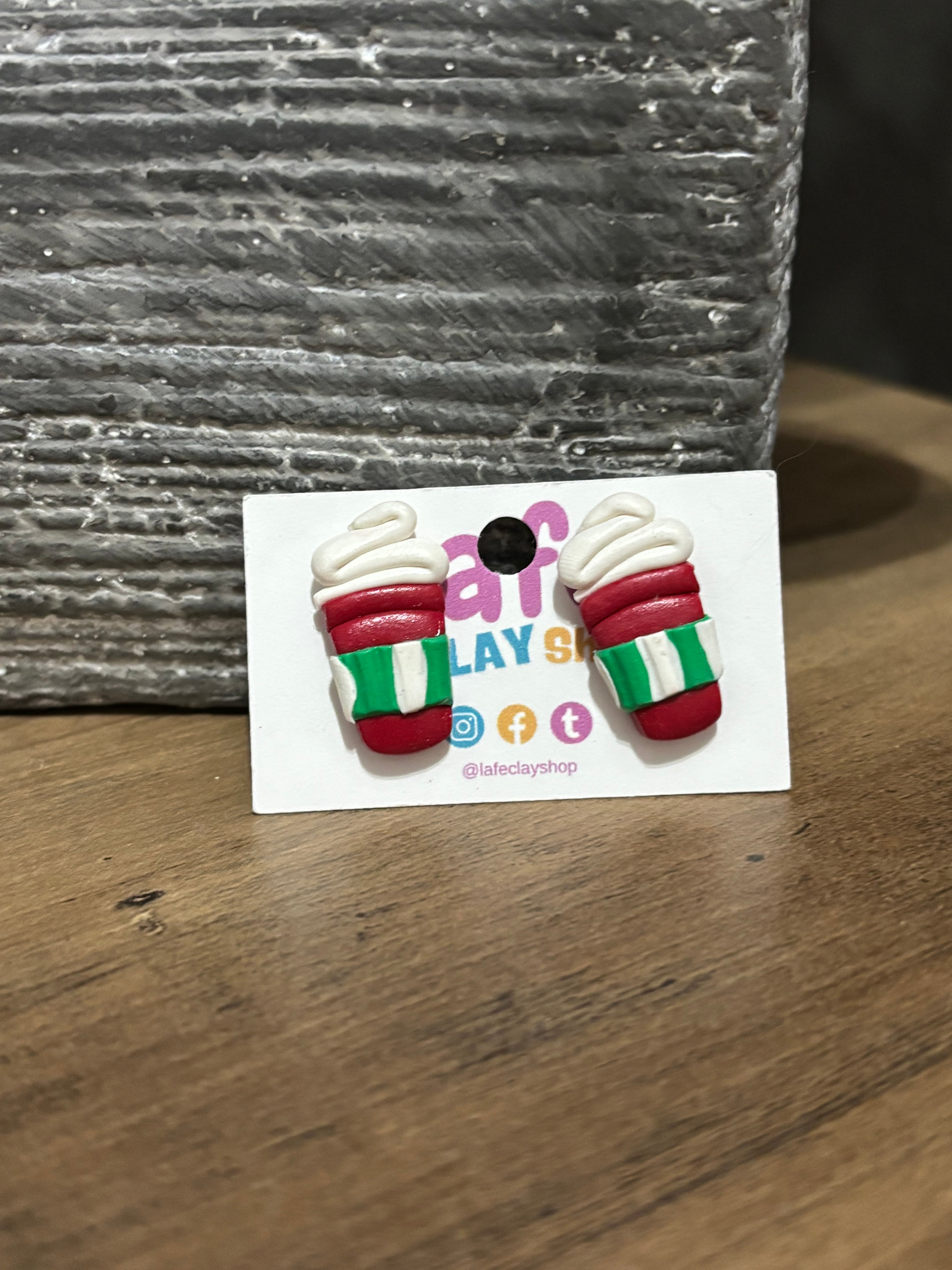Christmas Coffee Studs