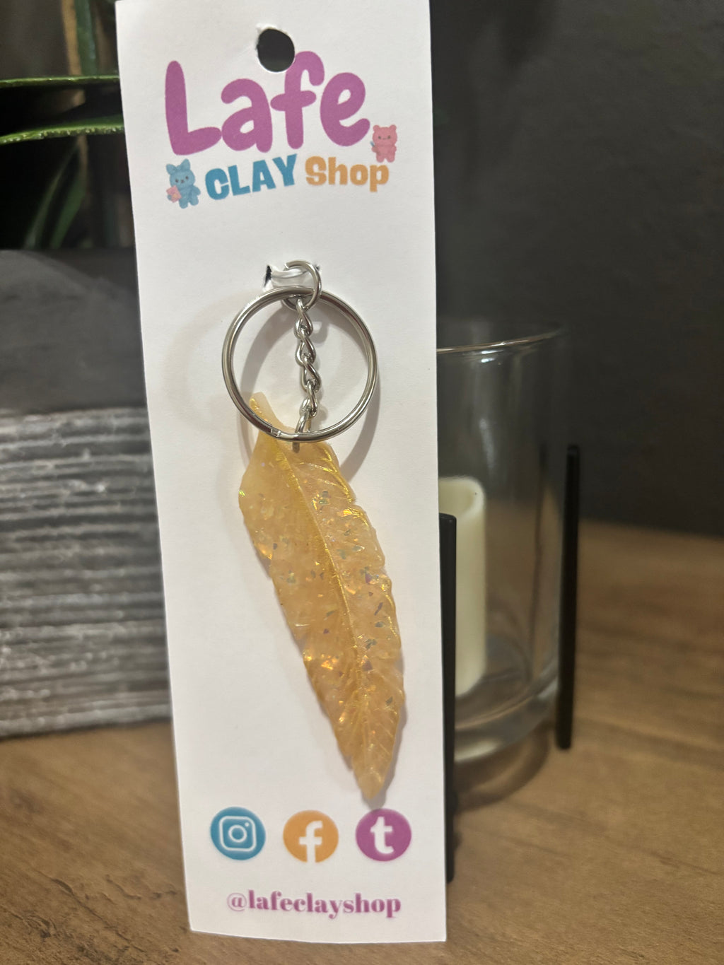 Feather Keychain