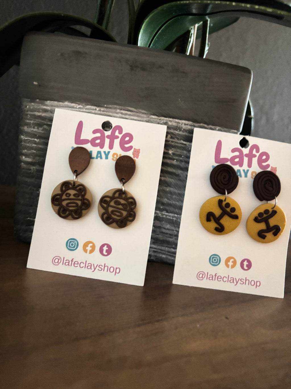 Coqui Taino y Sol Taino Earrings