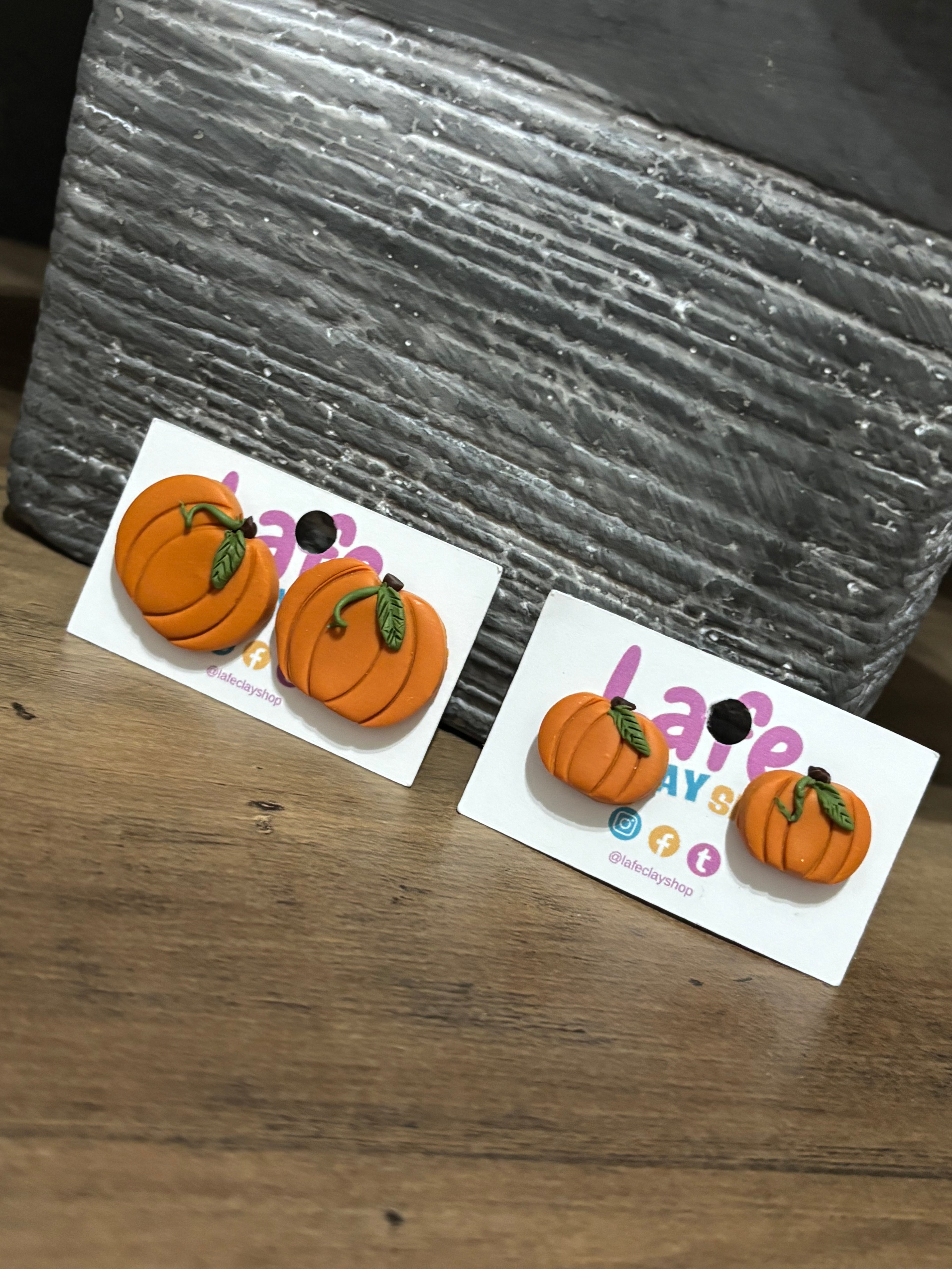 Pumpkin Fall Studs