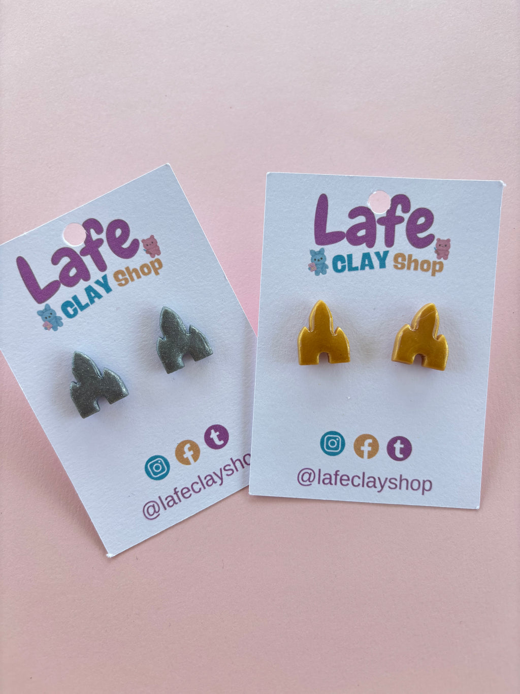 Castle Stud Earrings
