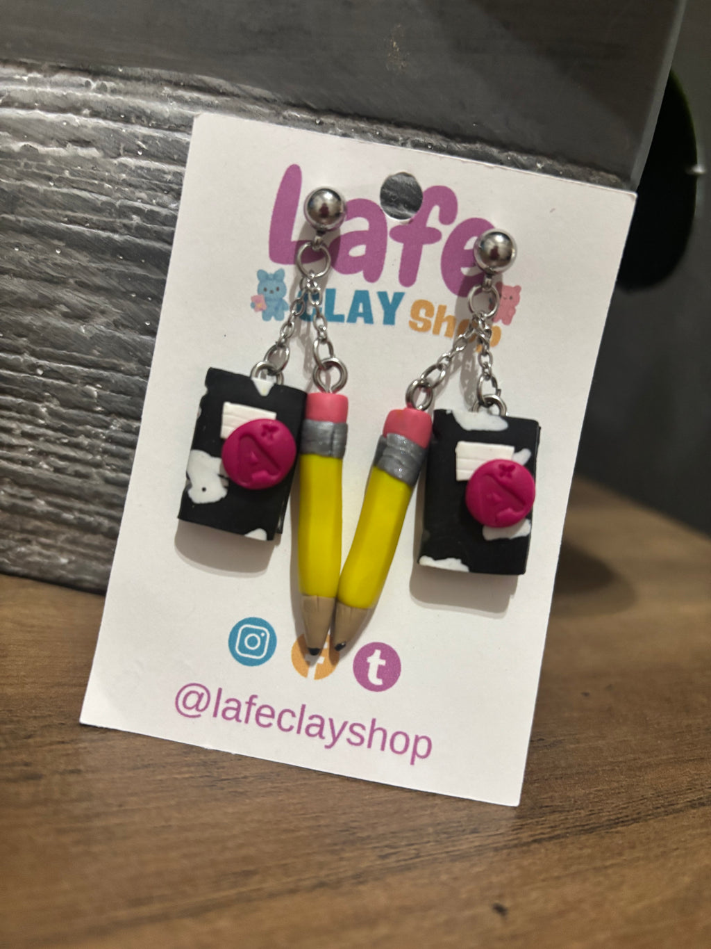 Notebook Pair Earrings
