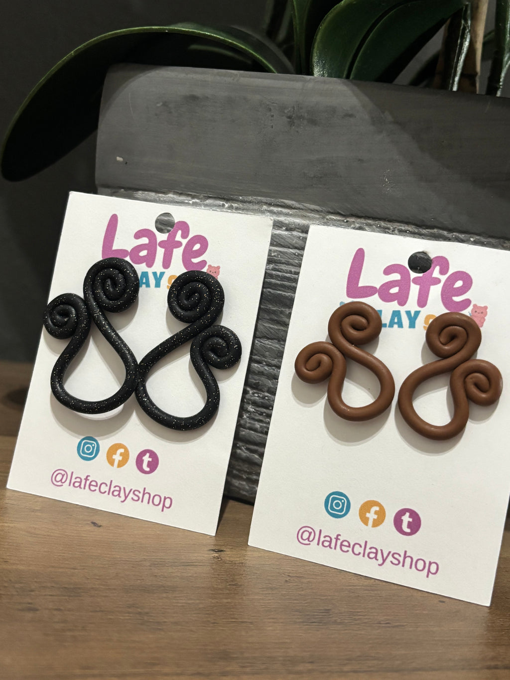 Double Swirl Earrings