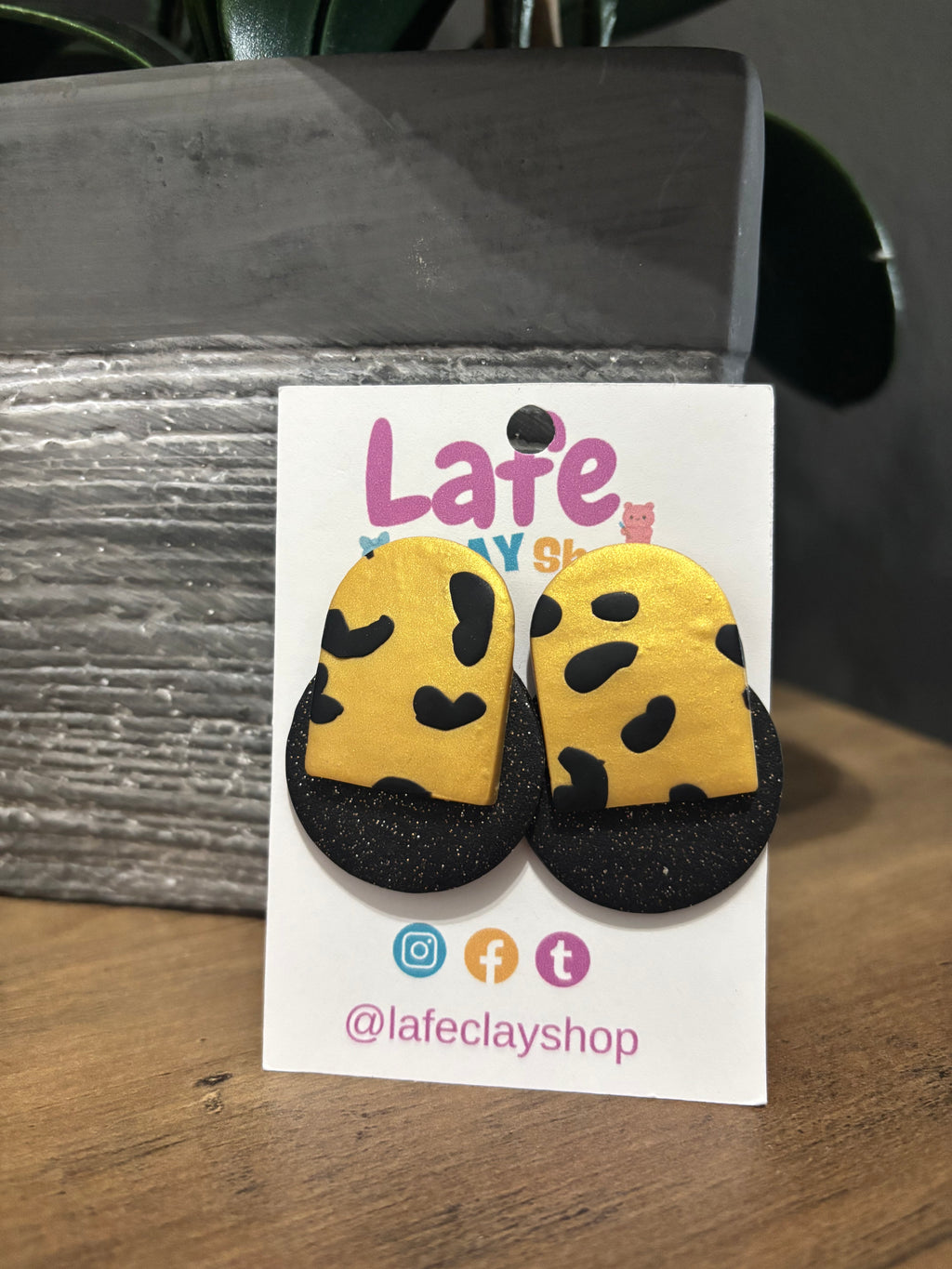 Animal Print Earrings