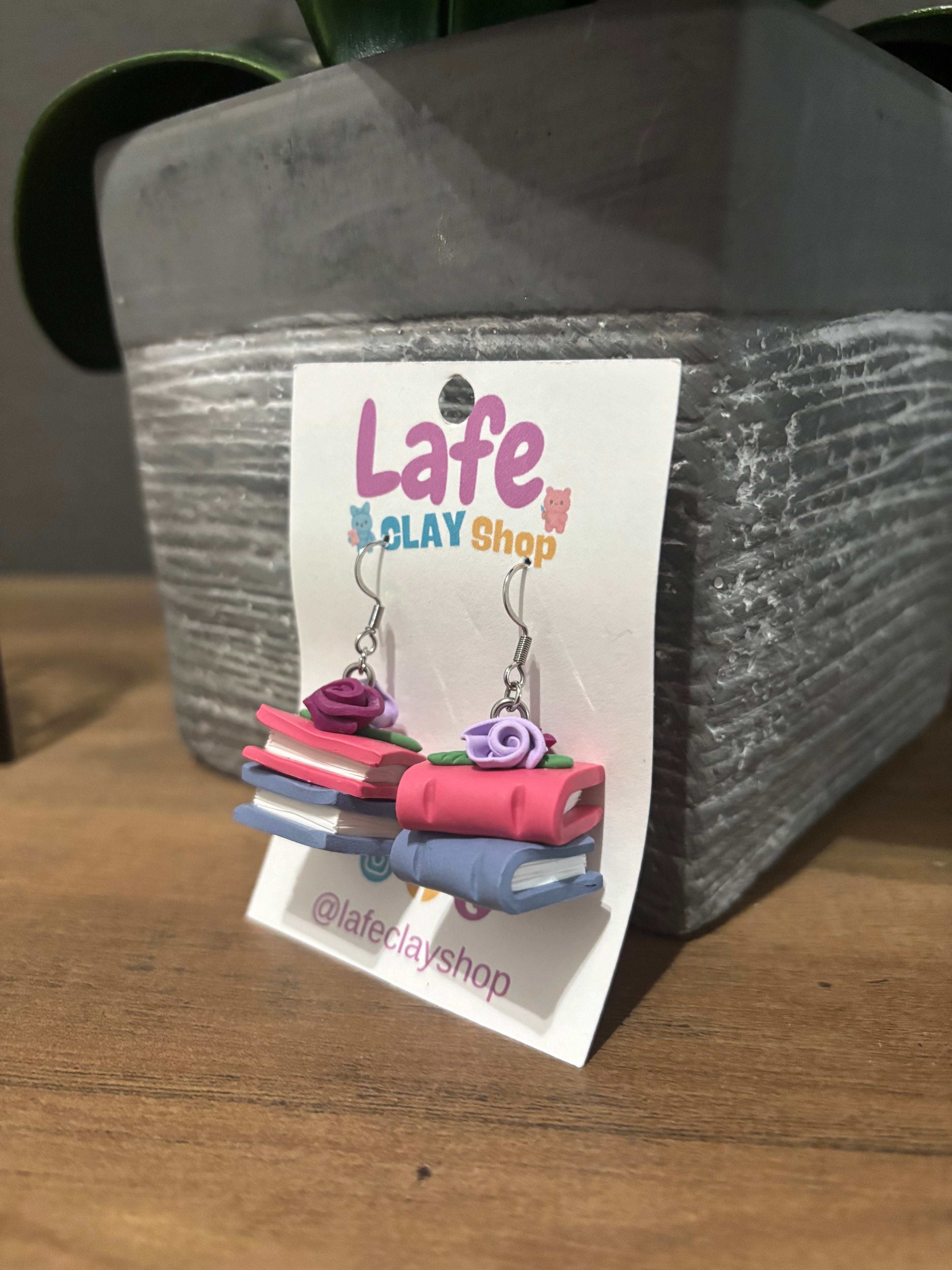 Books Earrings