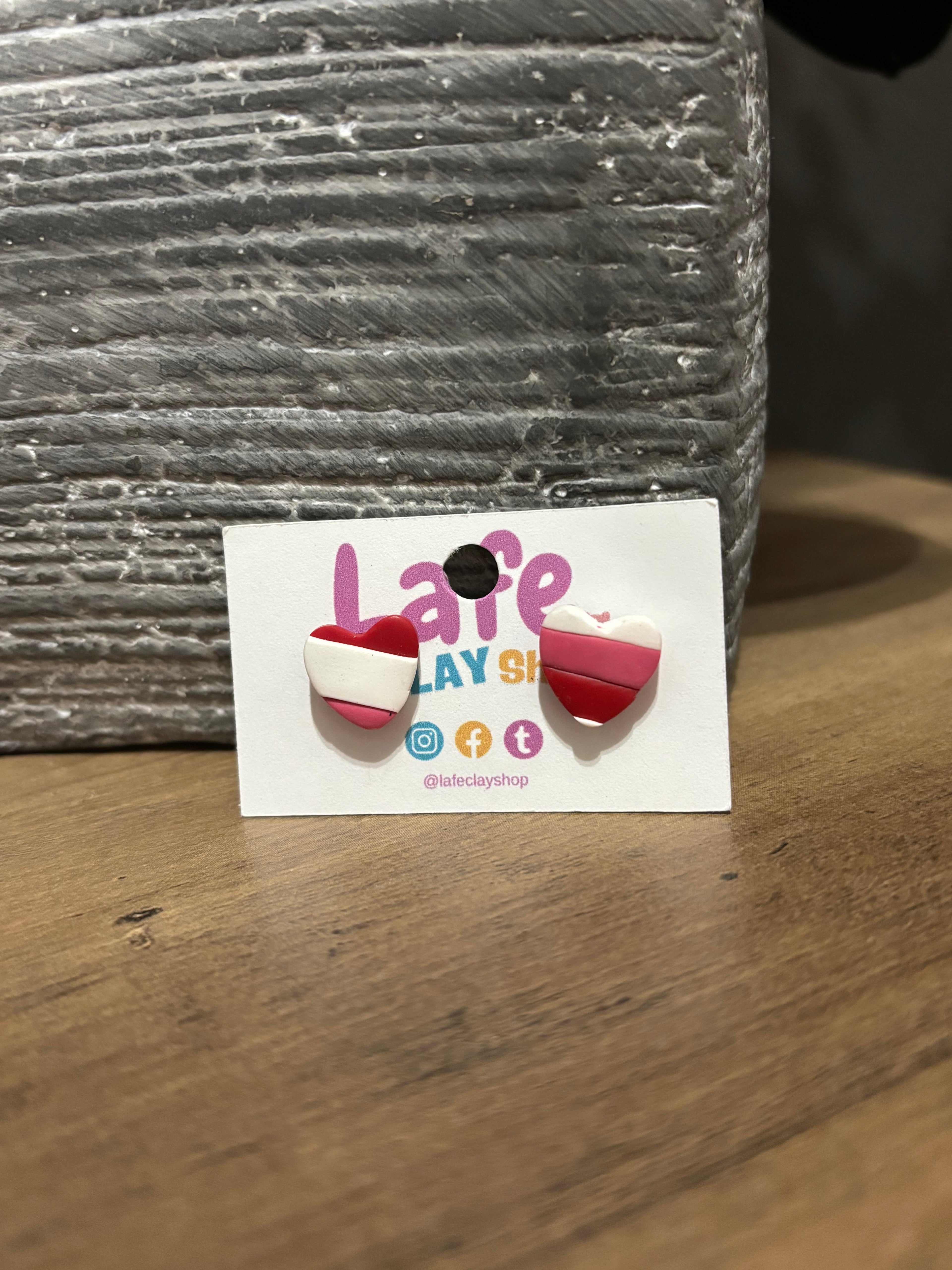 Heart Of Lines Studs