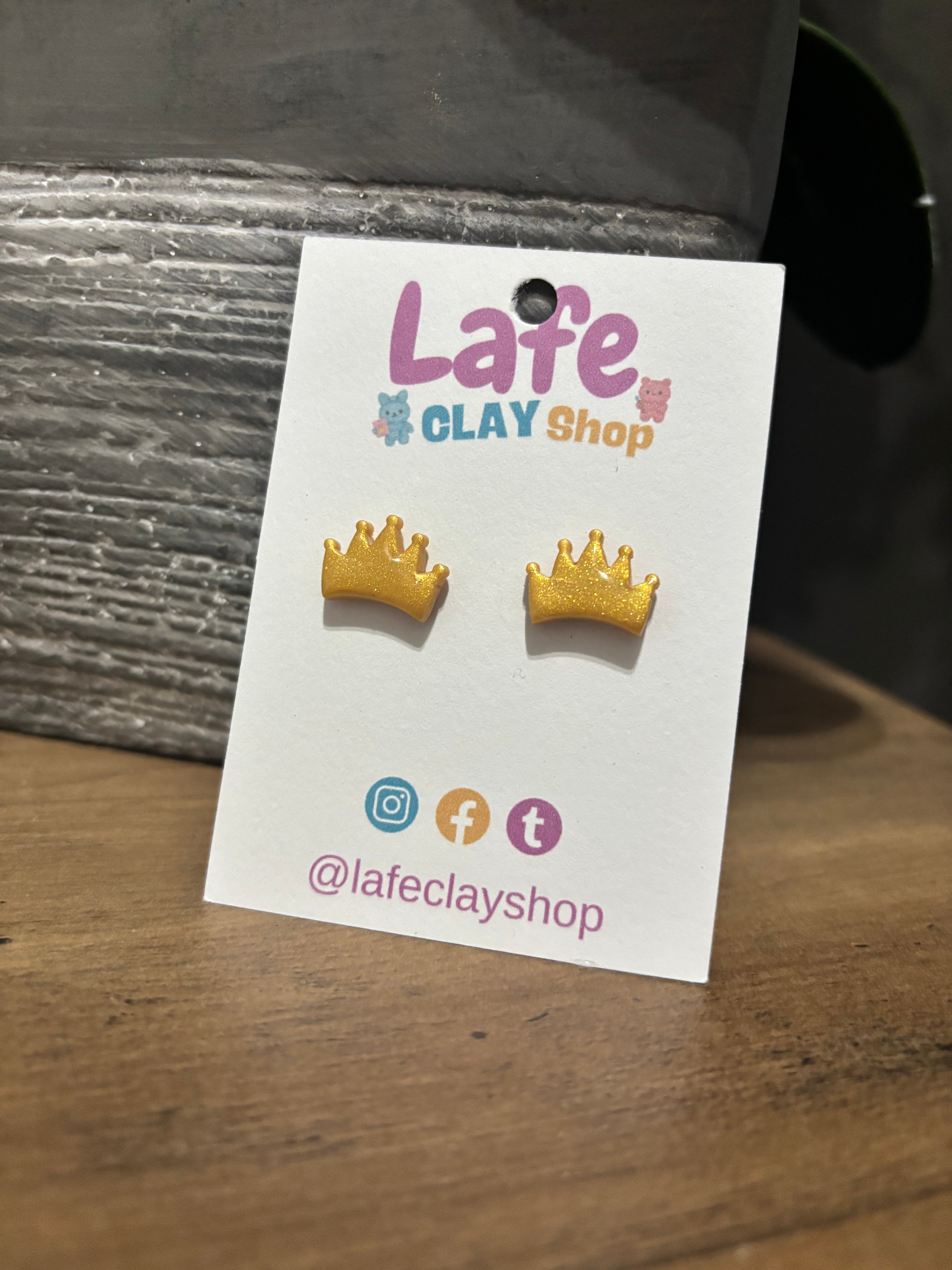 Crown Stud Earrings