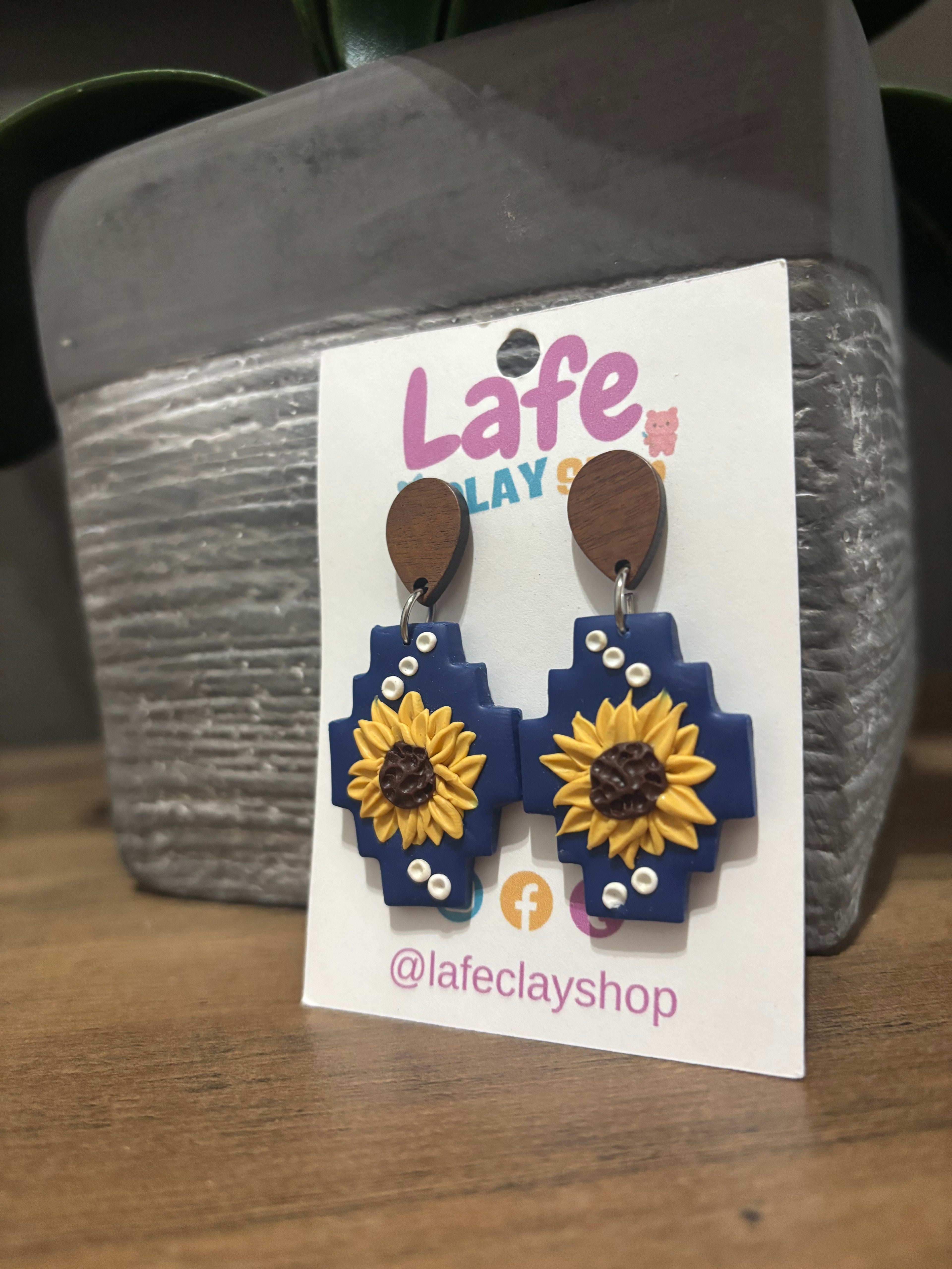Sun Flower Earrings