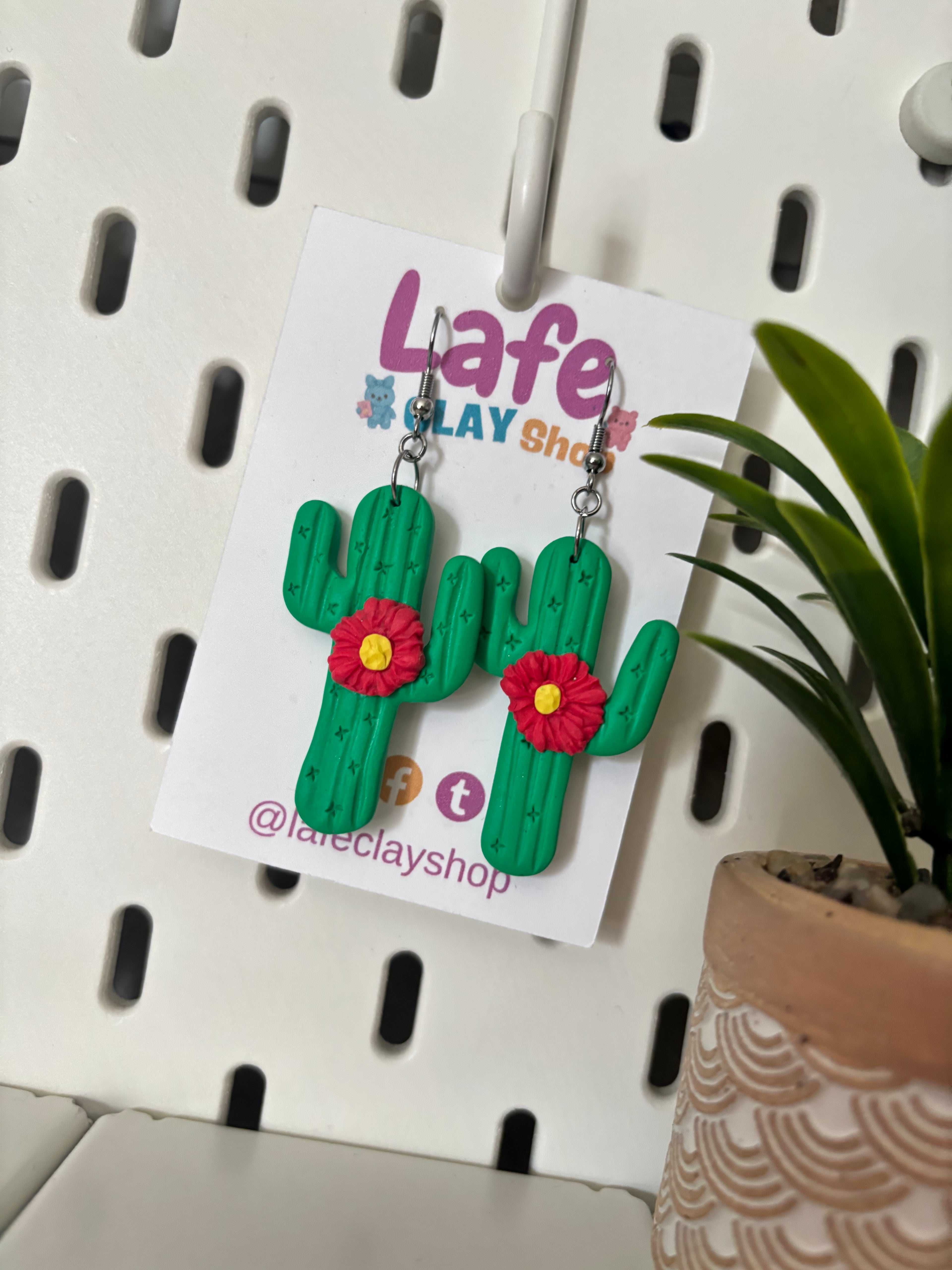 Cactus Earrings