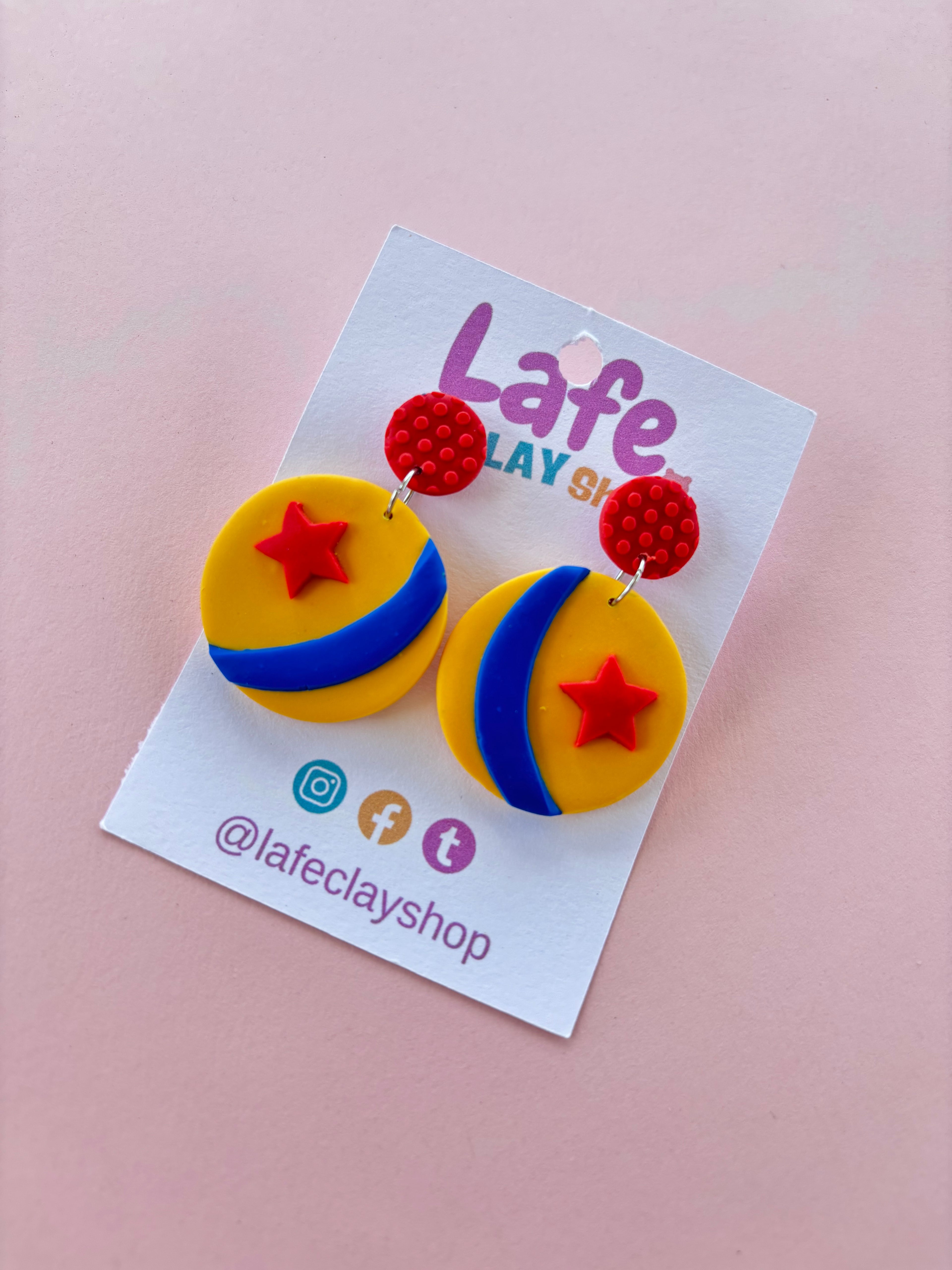 Pixar Ball Earrings