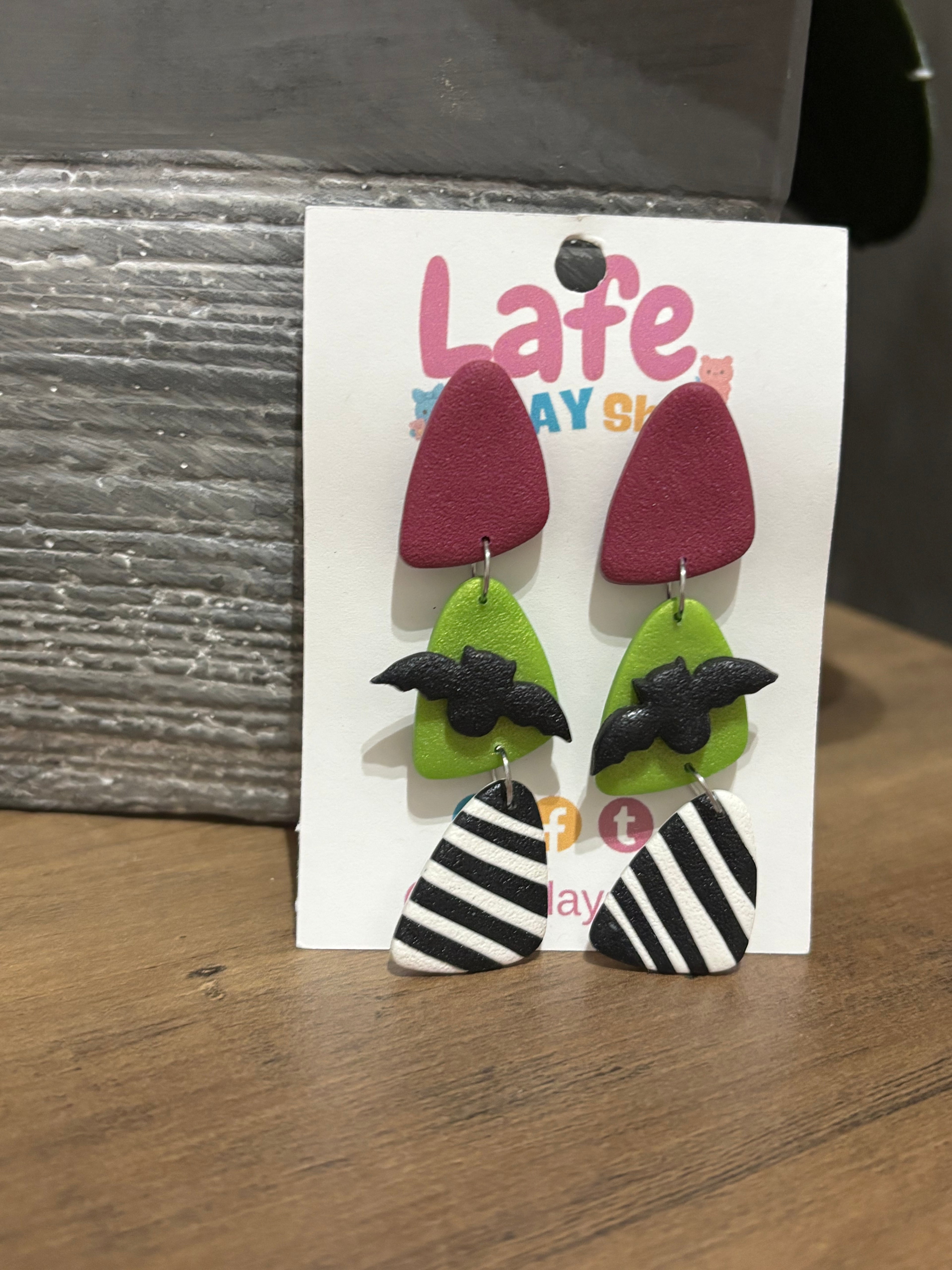 Bat Earrings
