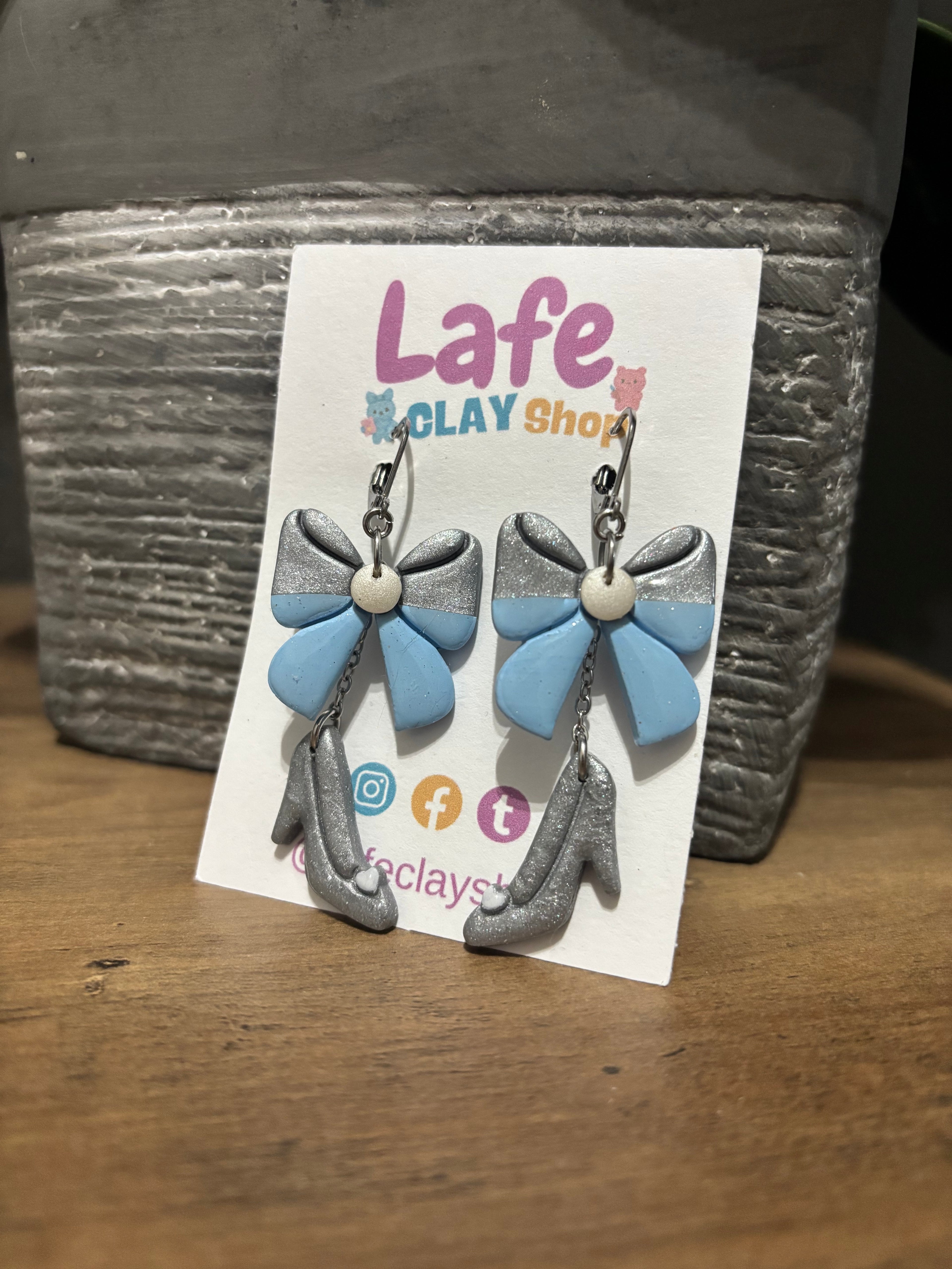 Glass Slipper Earrings