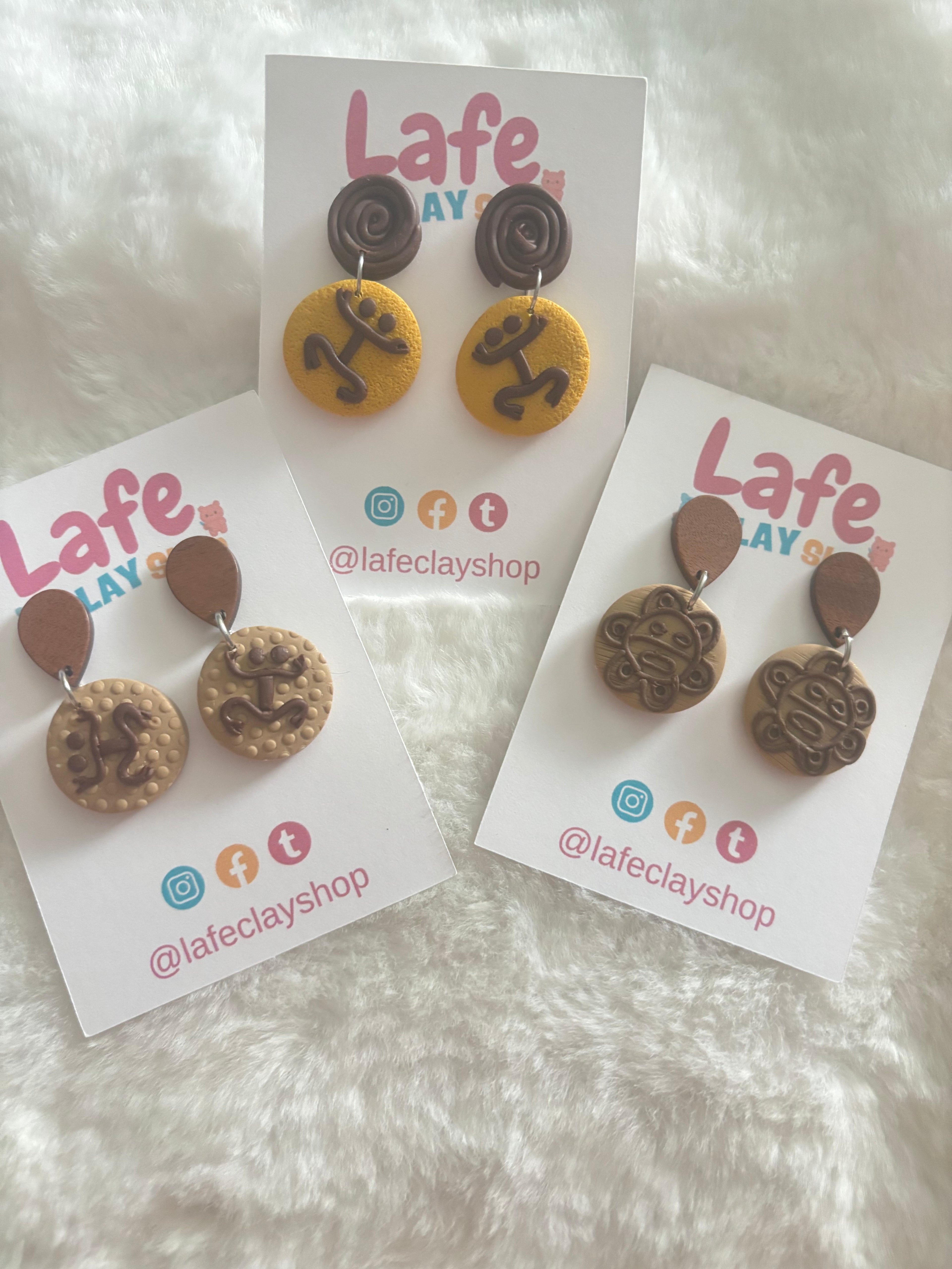 Coqui Taino y Sol Taino Earrings