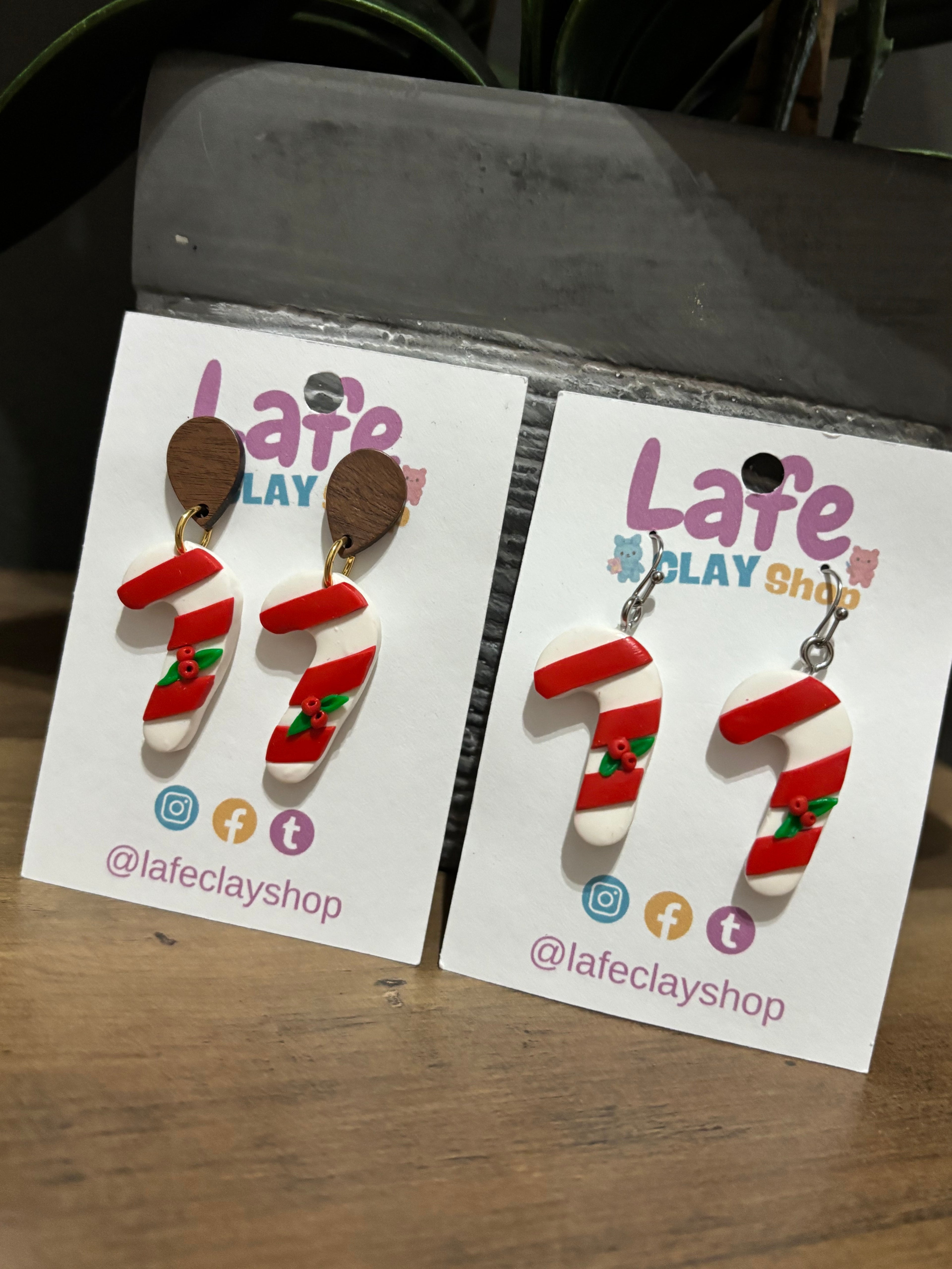 Candy Cane Earrings