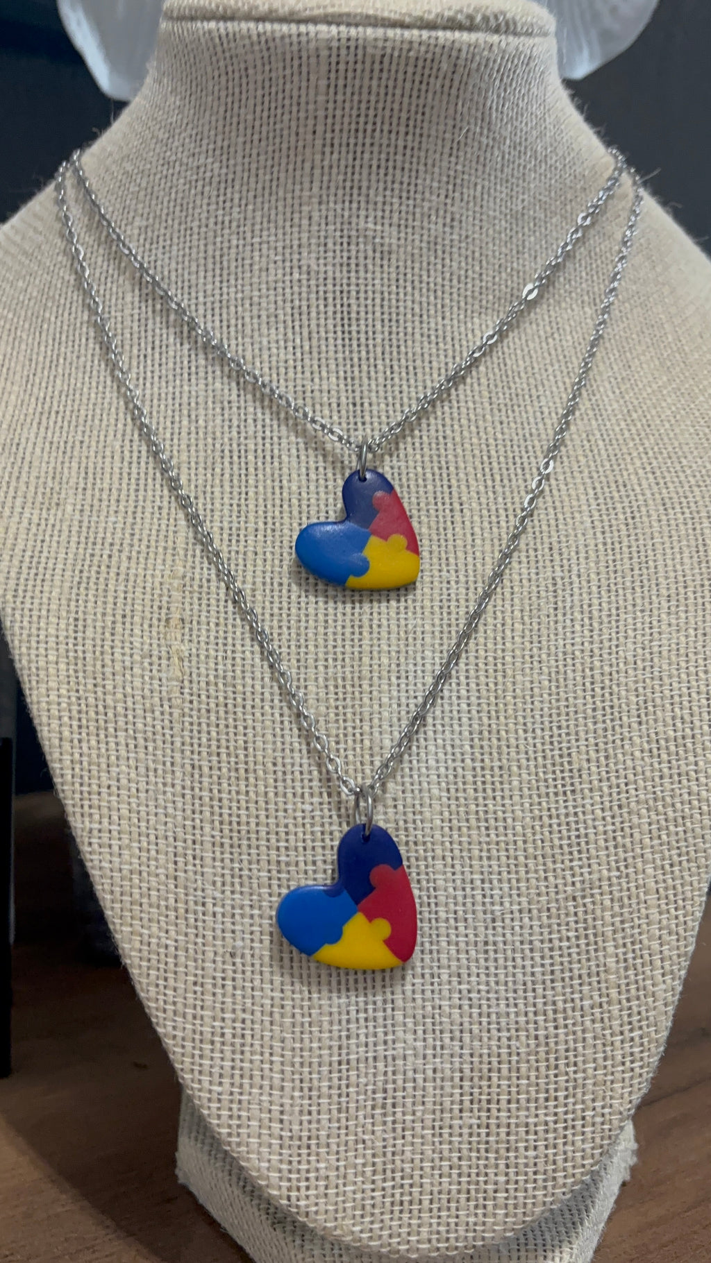 Autism Heart Necklace