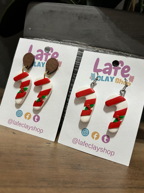 Candy Cane Earrings
