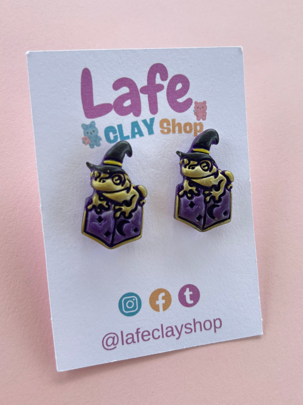Magic Frog Studs Earrings