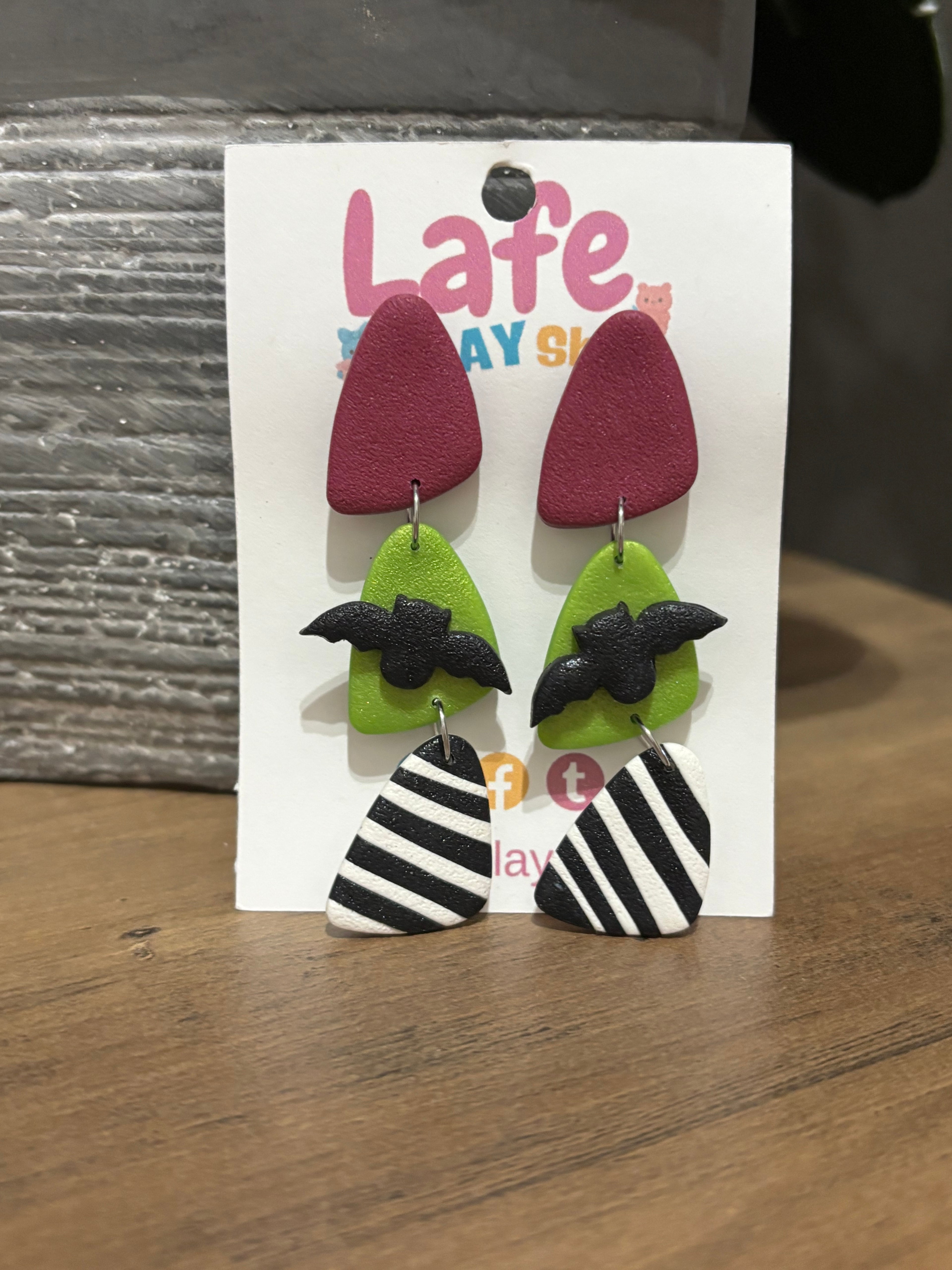 Bat Earrings