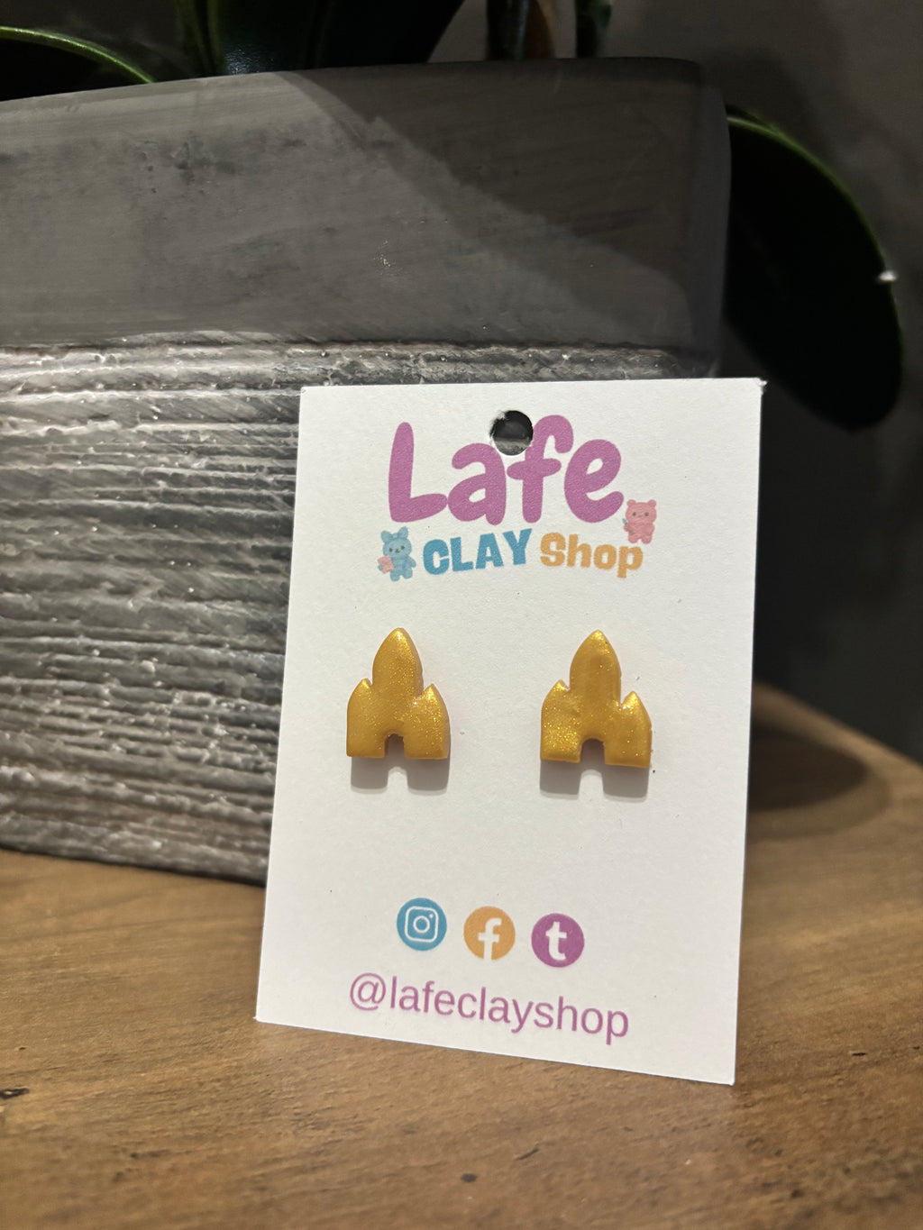 Castle Stud Earrings